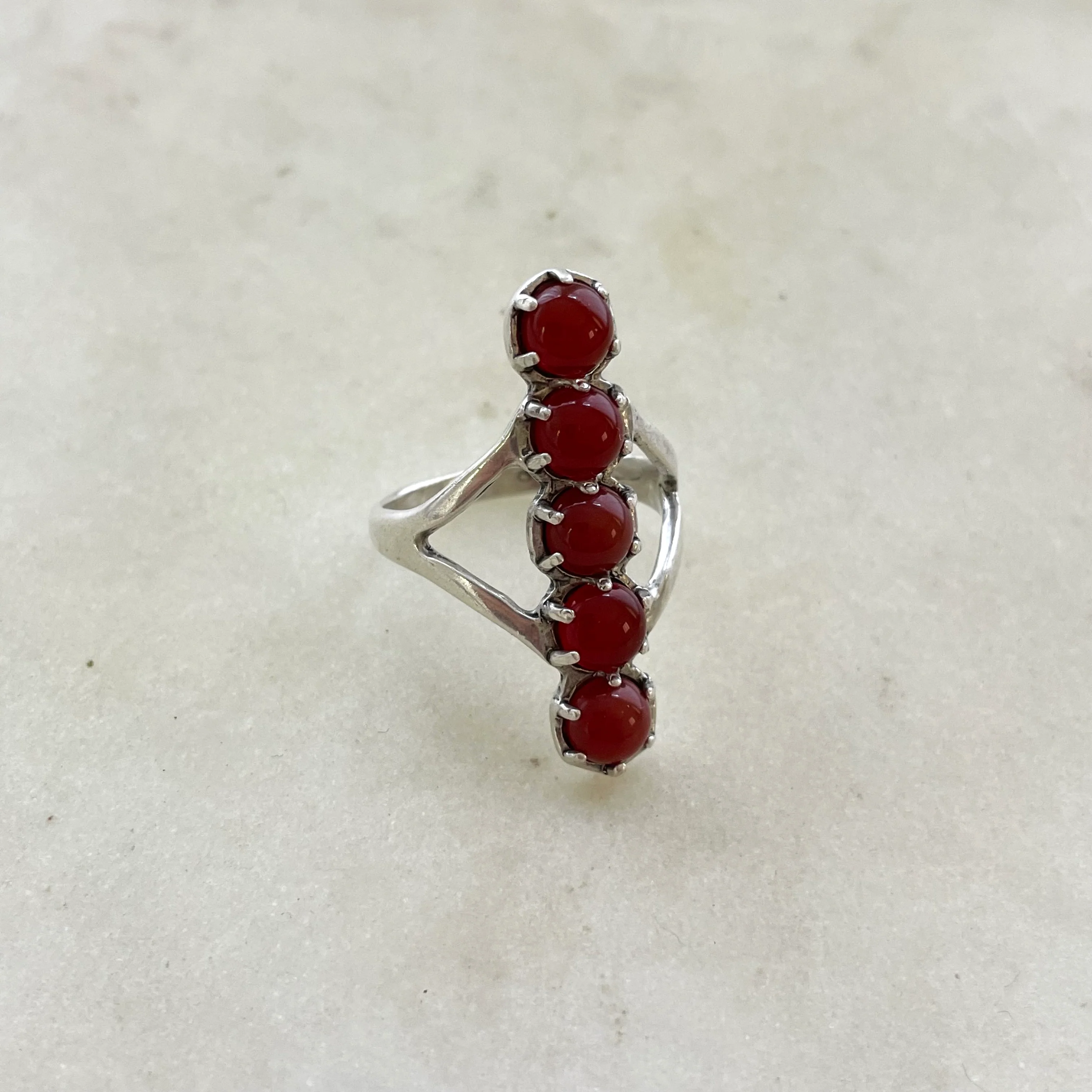 ROW RING - CARNELIAN - Image 5