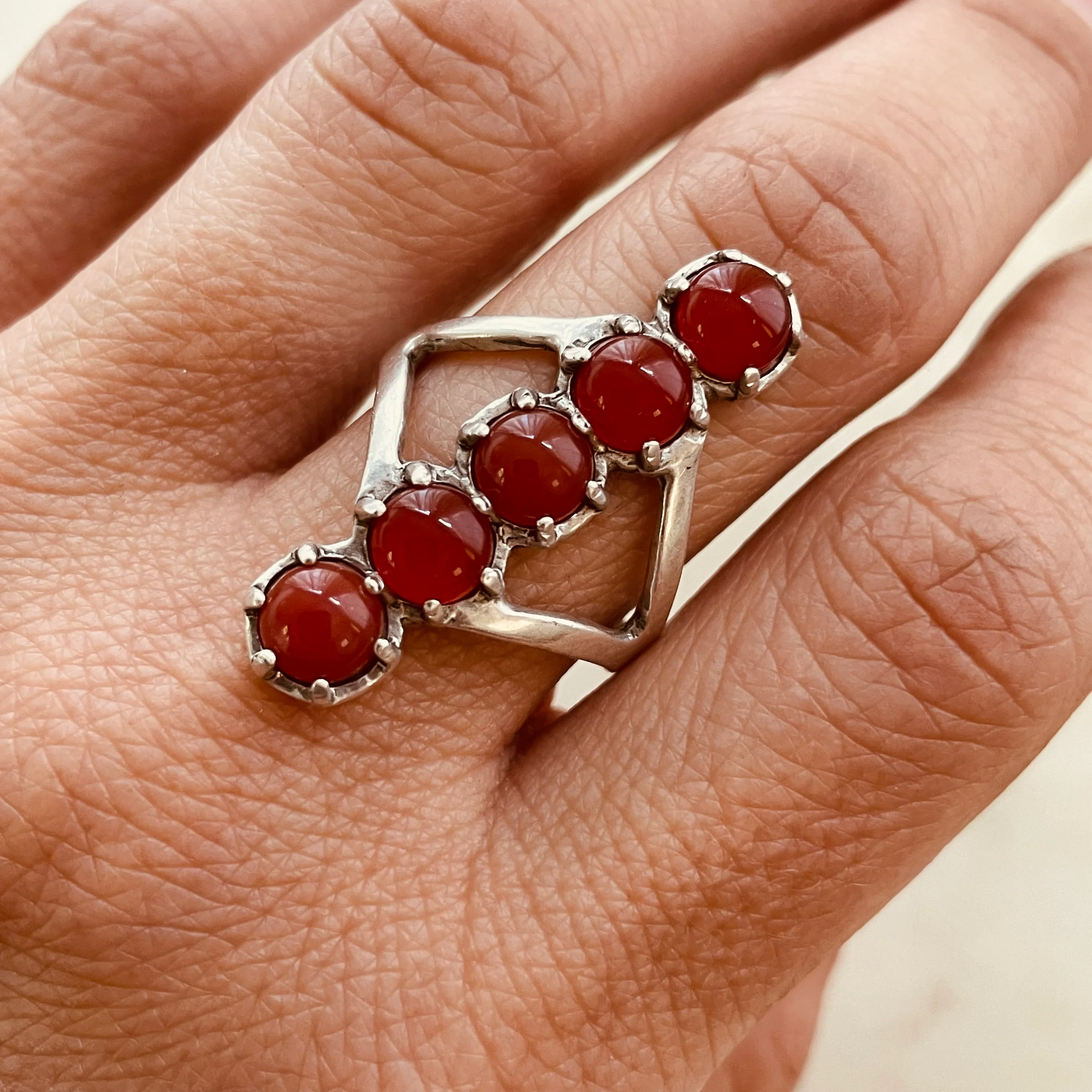 ROW RING - CARNELIAN - Image 7