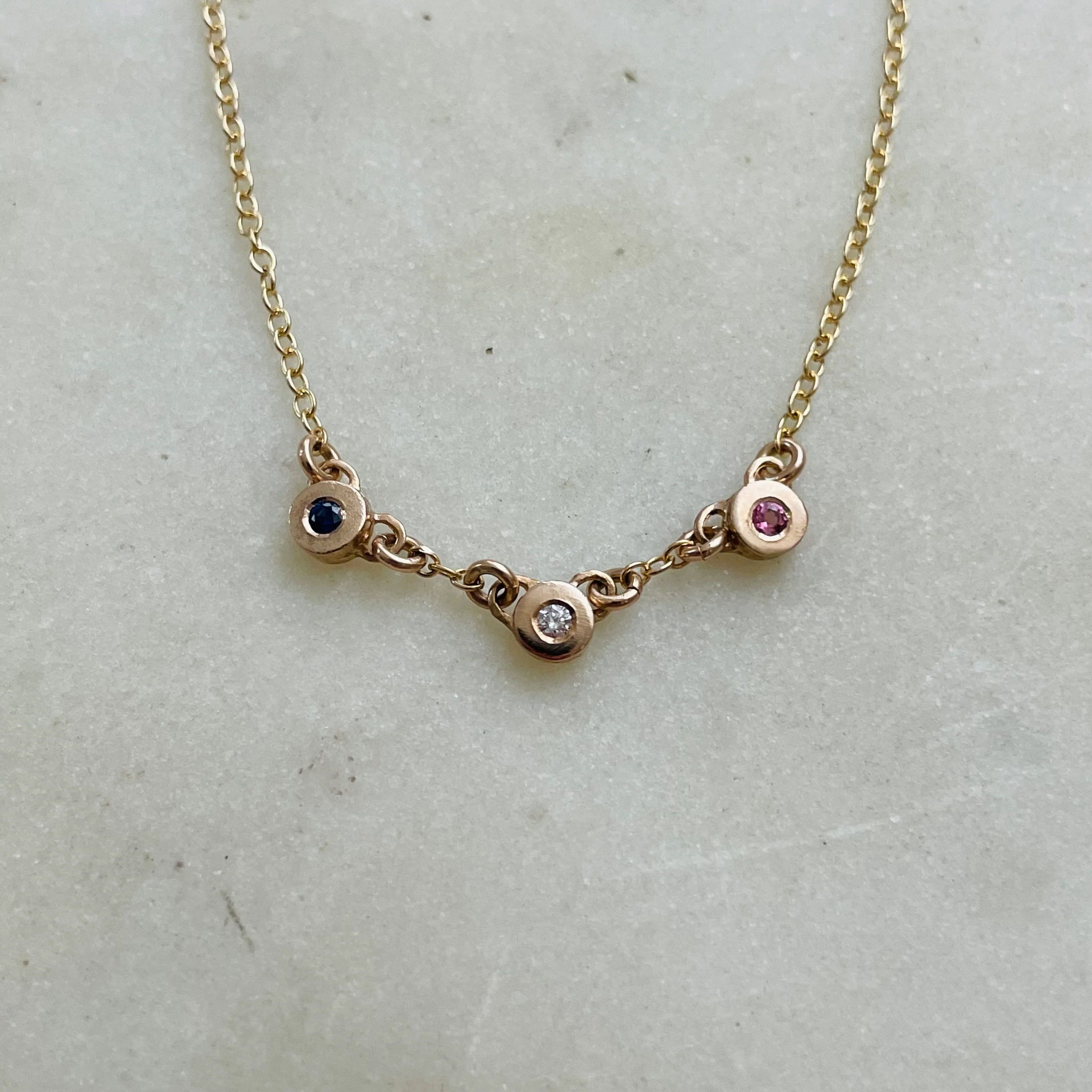 ARCHIVE — CUSTOMIZE A GRACE BIRTHSTONE BAR NECKLACE