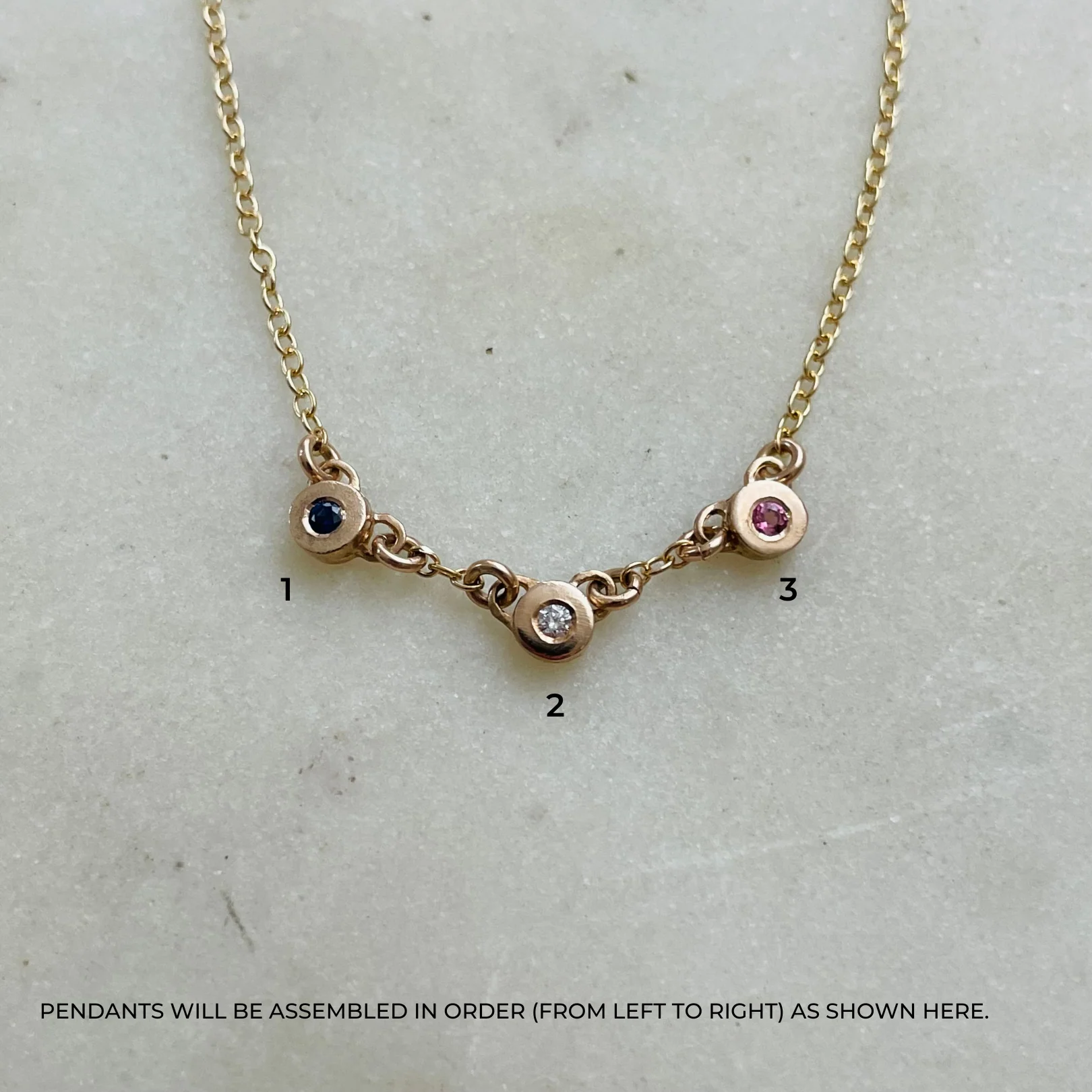 ARCHIVE — CUSTOMIZE A GRACE BIRTHSTONE BAR NECKLACE - Image 2
