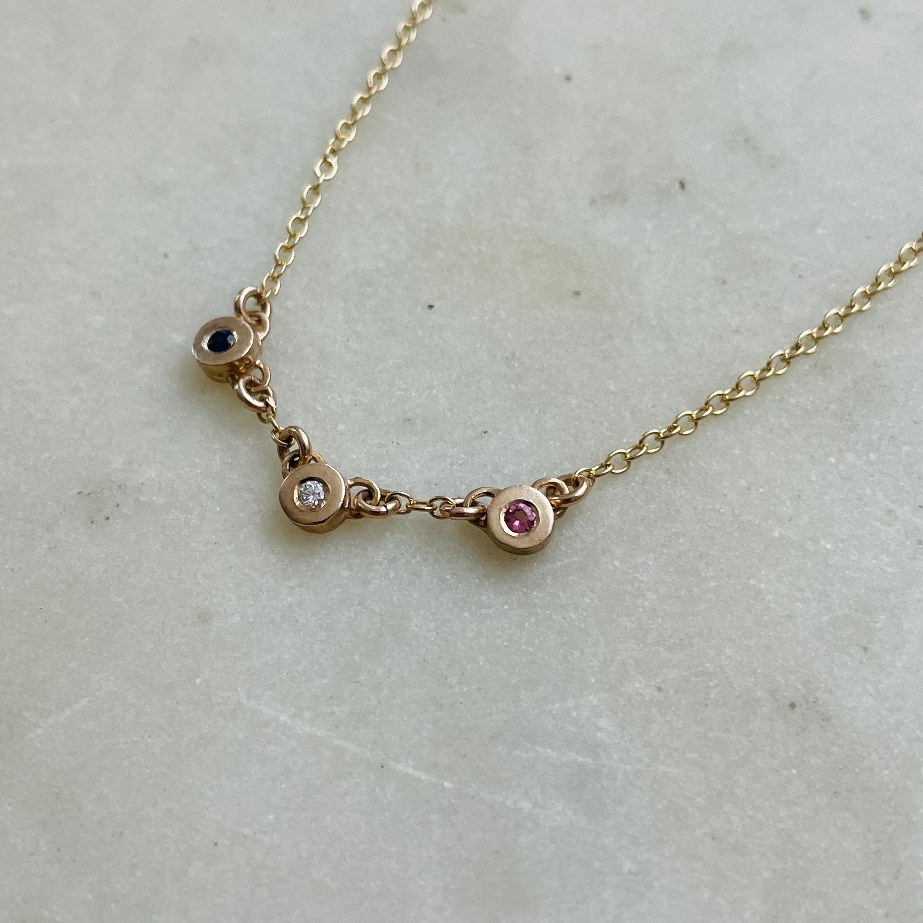 ARCHIVE — CUSTOMIZE A GRACE BIRTHSTONE BAR NECKLACE - Image 3