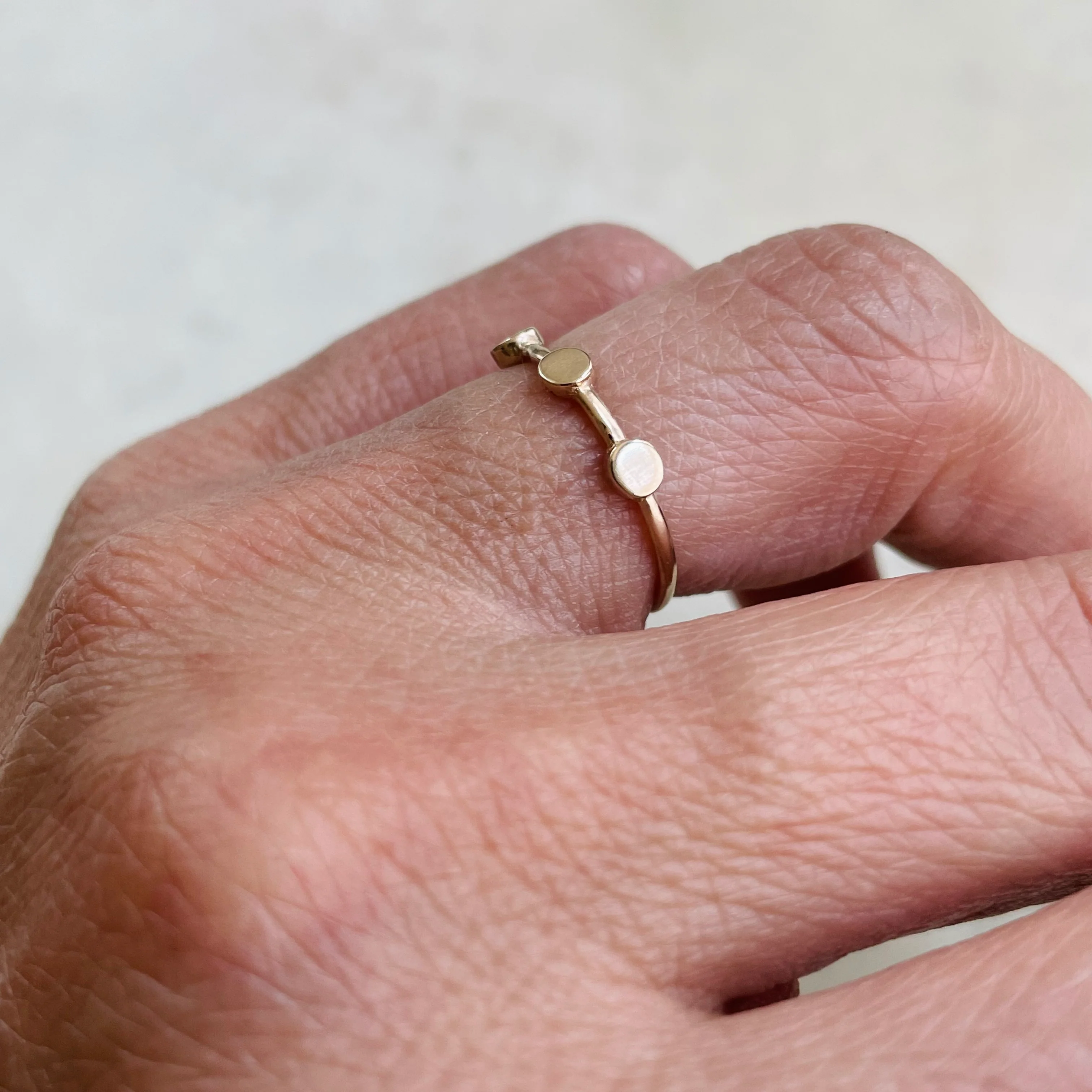 DOT TO DOT RING — NO STONE - Image 13