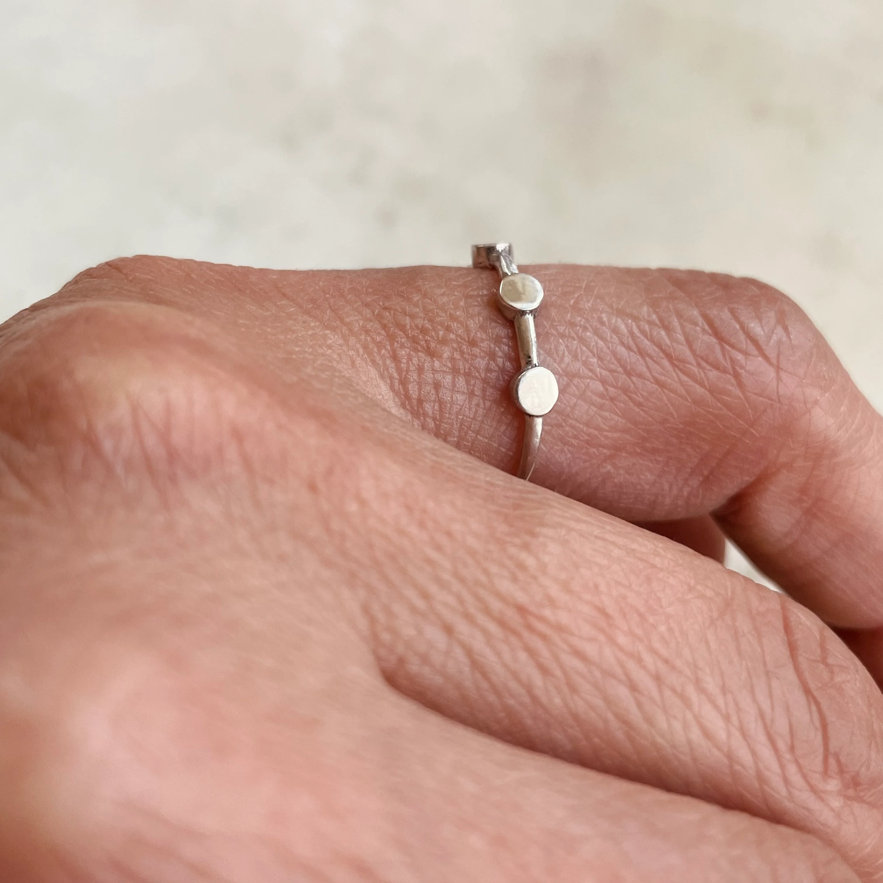 DOT TO DOT RING — NO STONE - Image 16