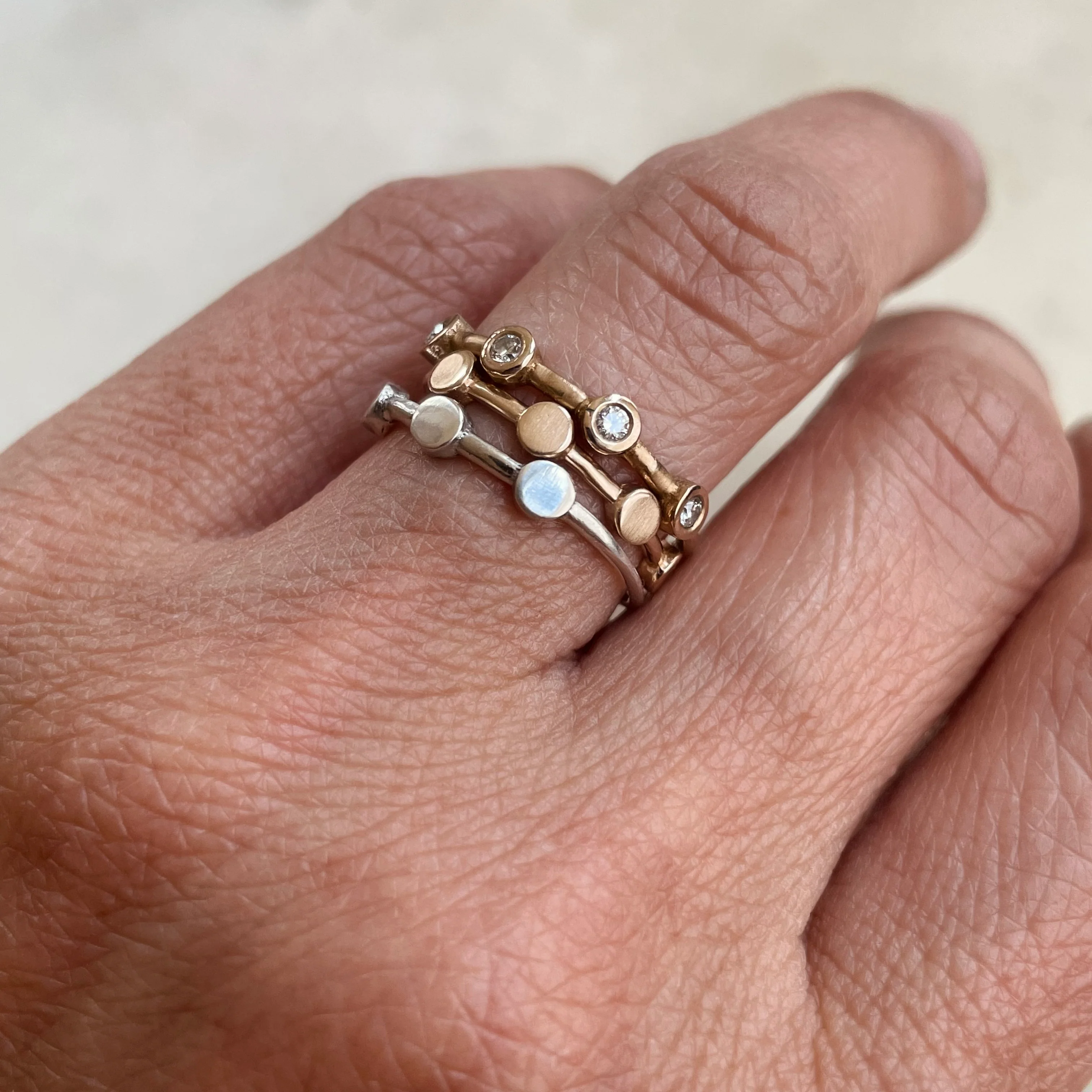 DOT TO DOT RING — NO STONE - Image 20