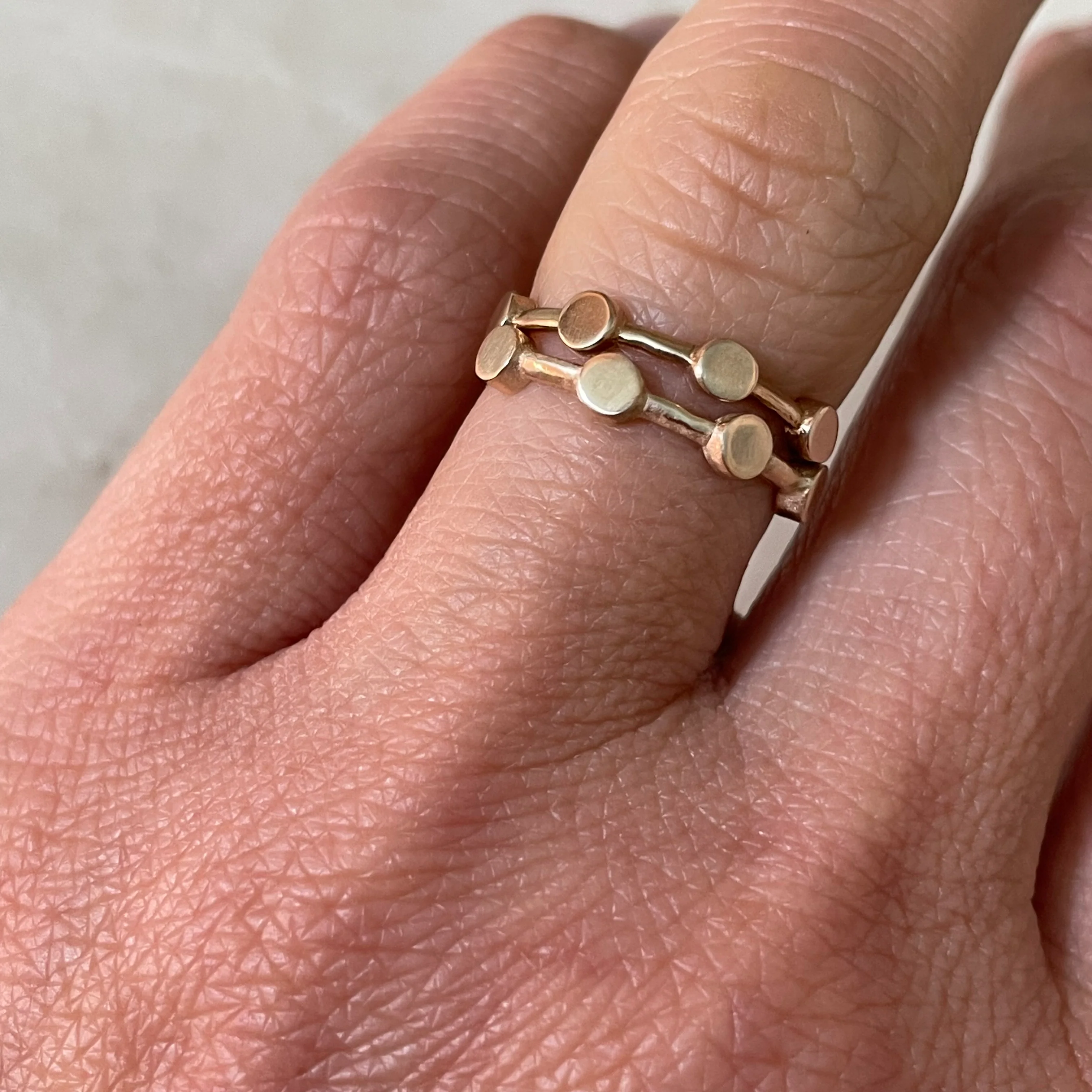 DOT TO DOT RING — NO STONE - Image 22
