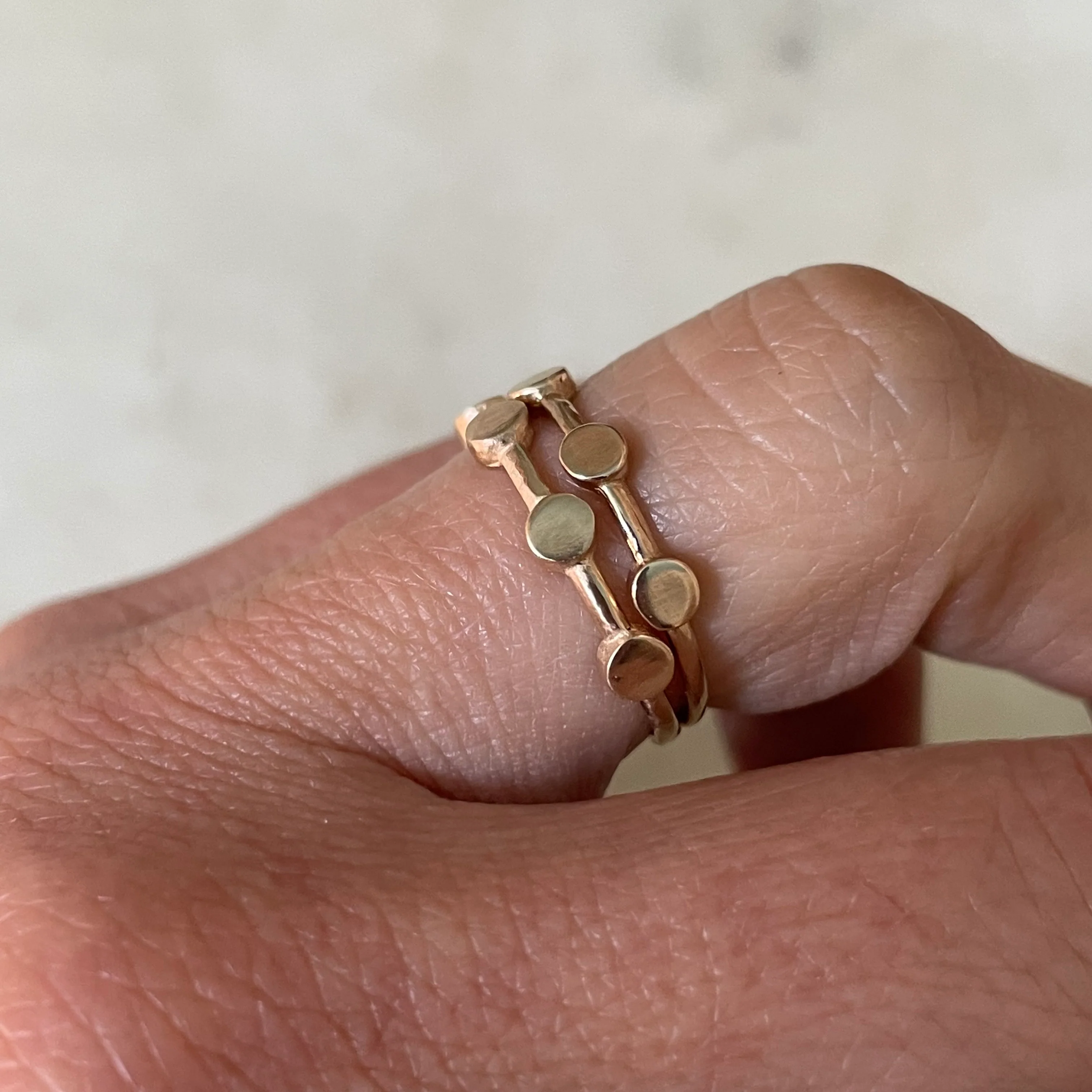 DOT TO DOT RING — NO STONE - Image 23