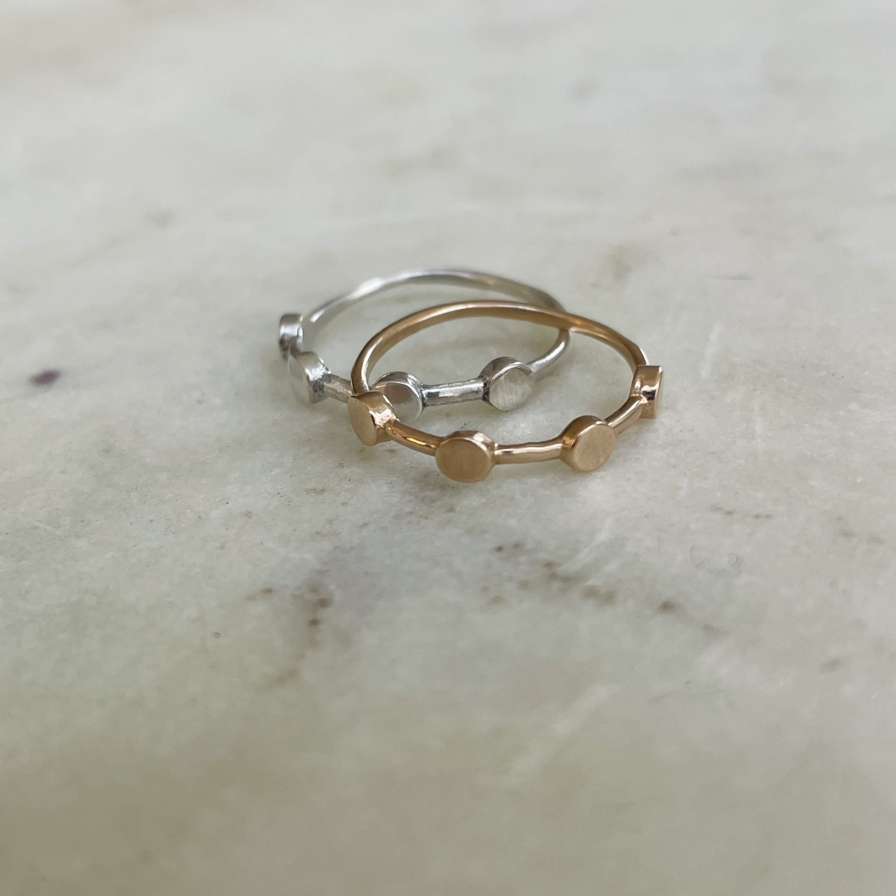 DOT TO DOT RING — NO STONE - Image 3