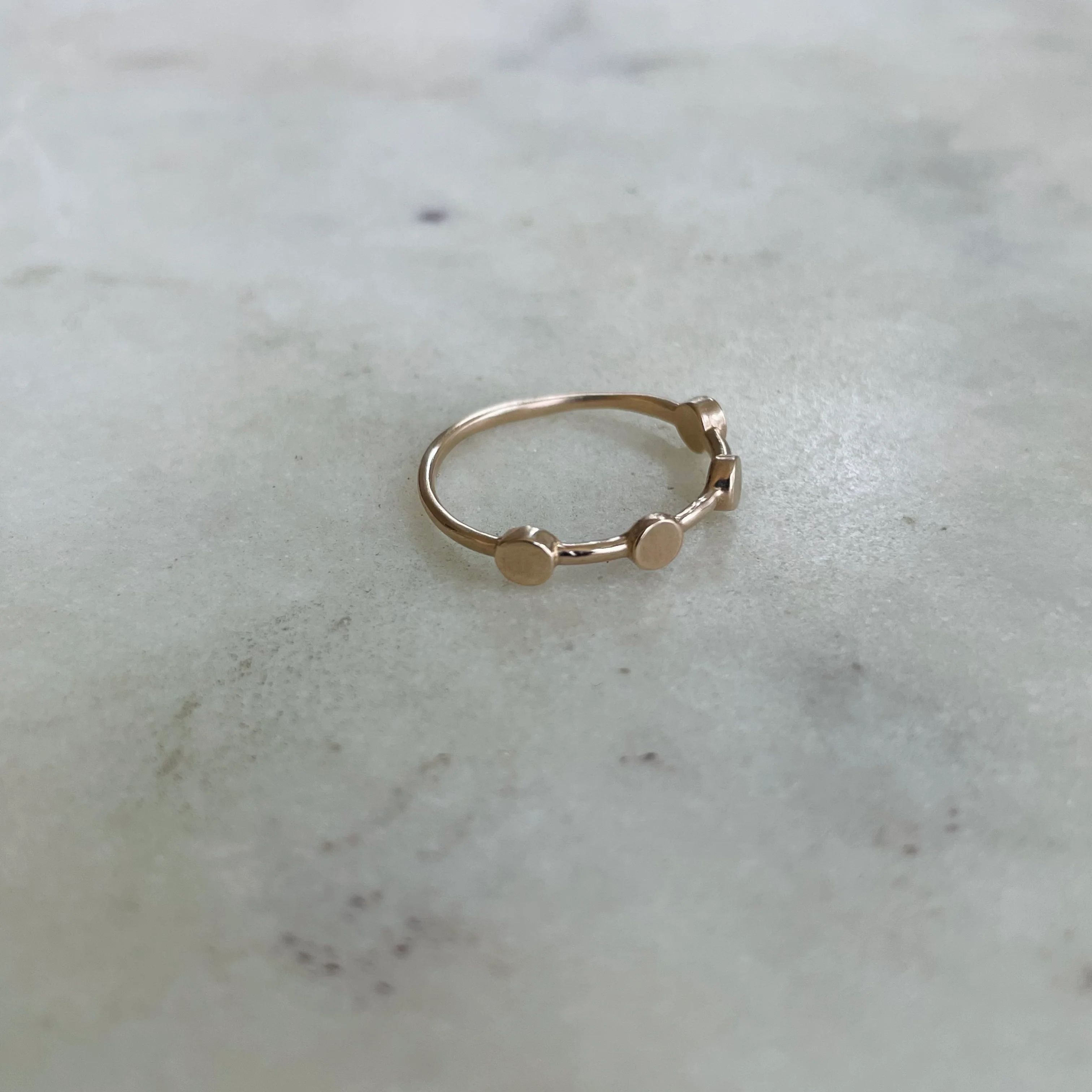 DOT TO DOT RING — NO STONE - Image 4