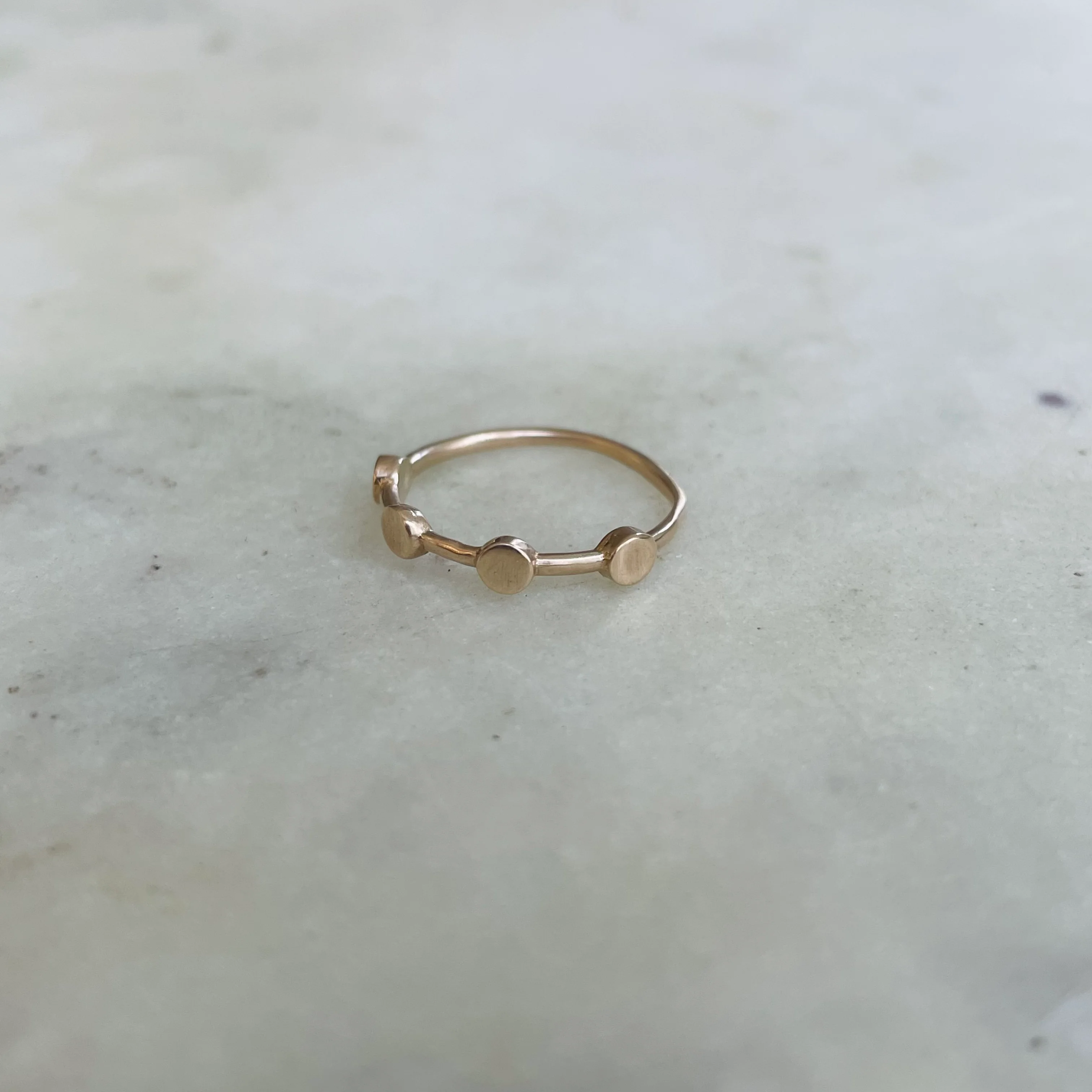 DOT TO DOT RING — NO STONE - Image 5