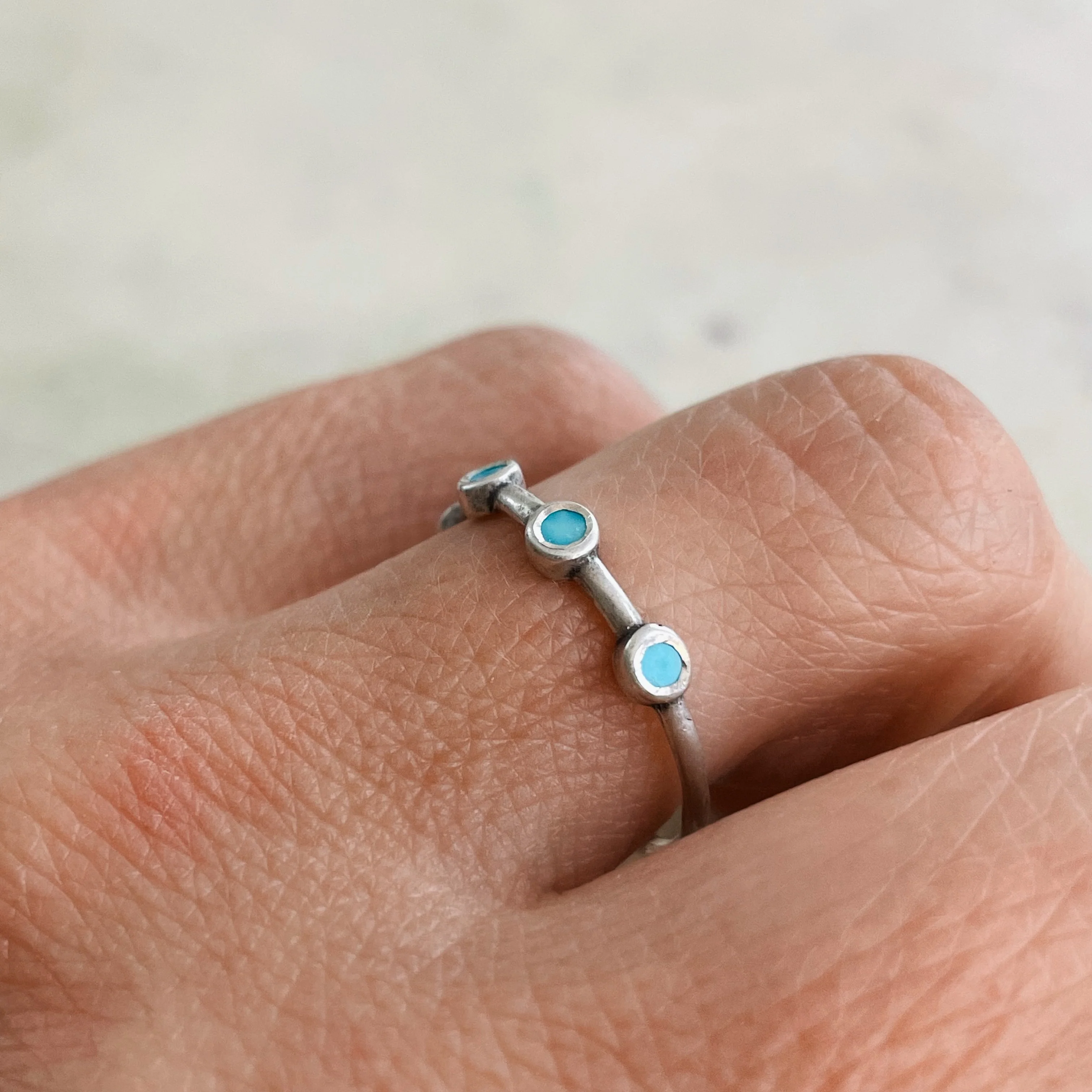 DOT TO DOT RING + TURQUOISE - Image 10