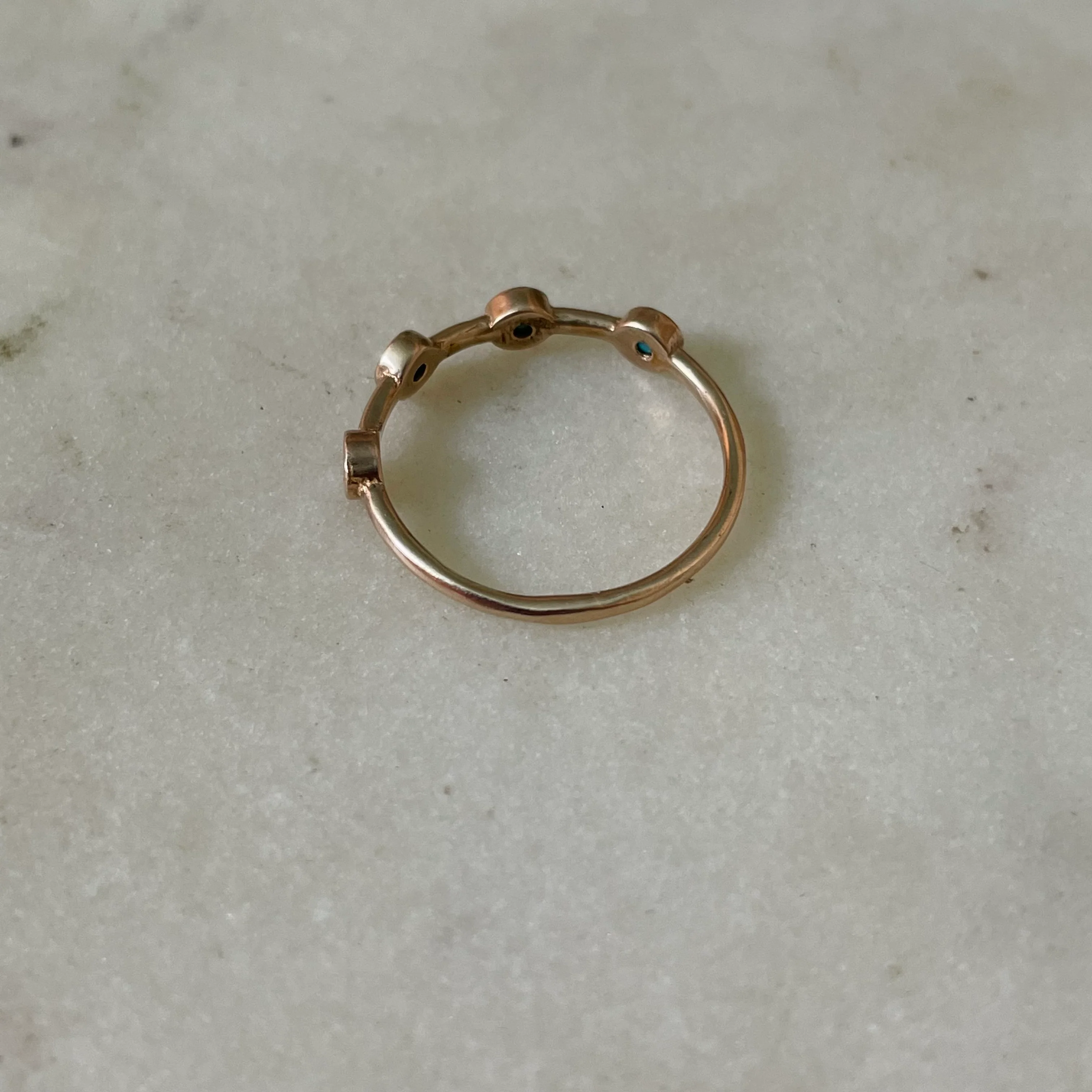 DOT TO DOT RING + TURQUOISE - Image 3
