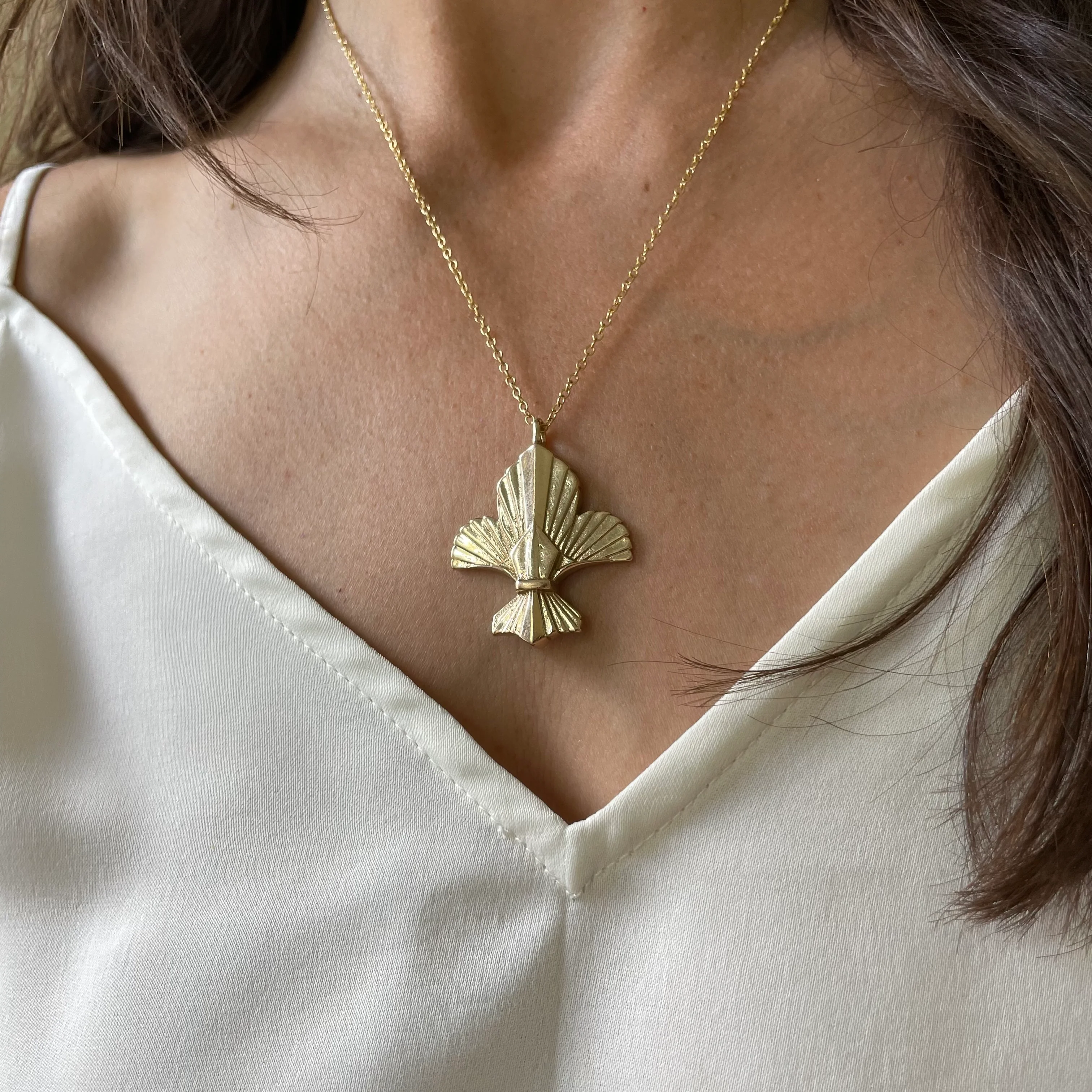 FLEUR DE LIS PENDANT — LARGE - Image 2