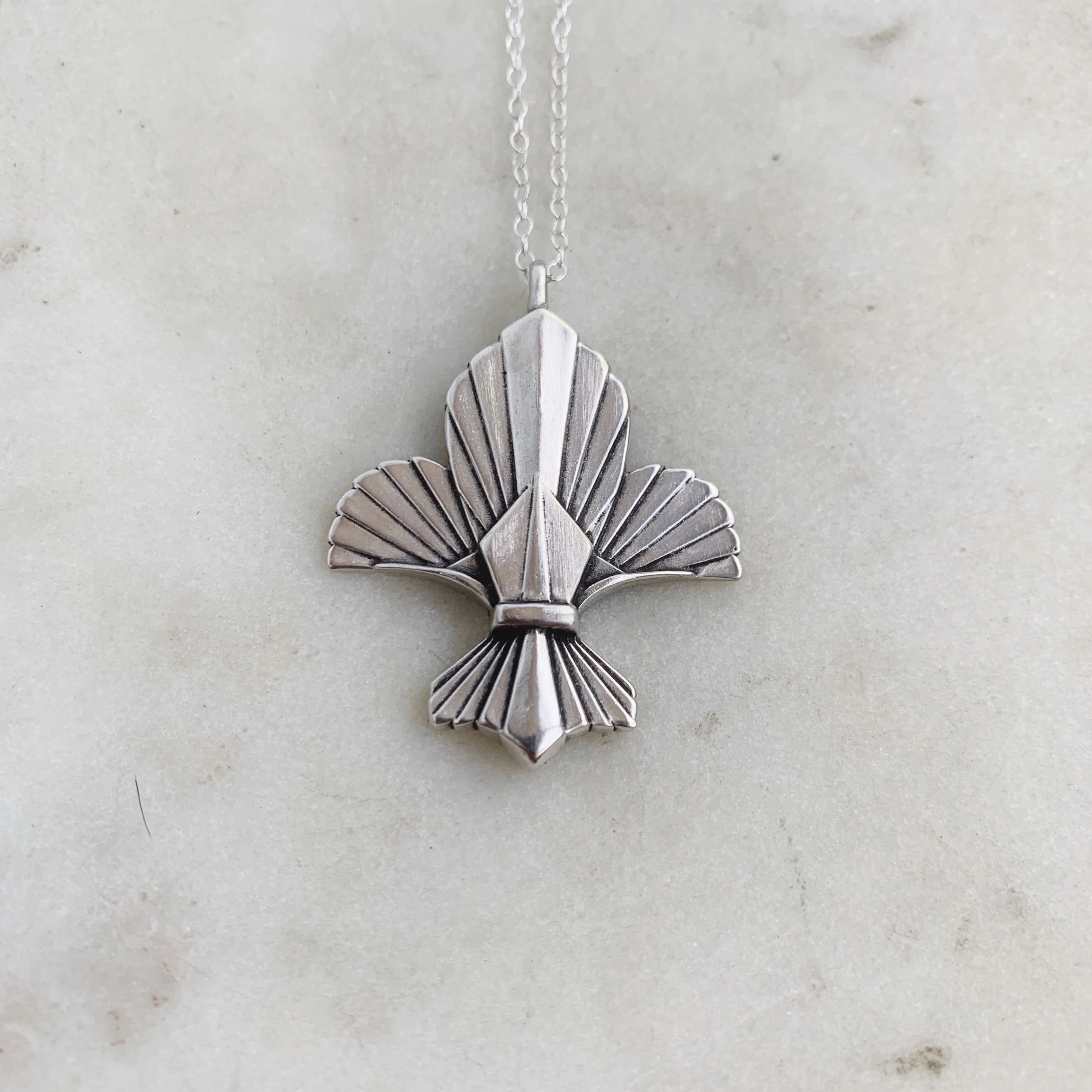 FLEUR DE LIS PENDANT — LARGE - Image 4