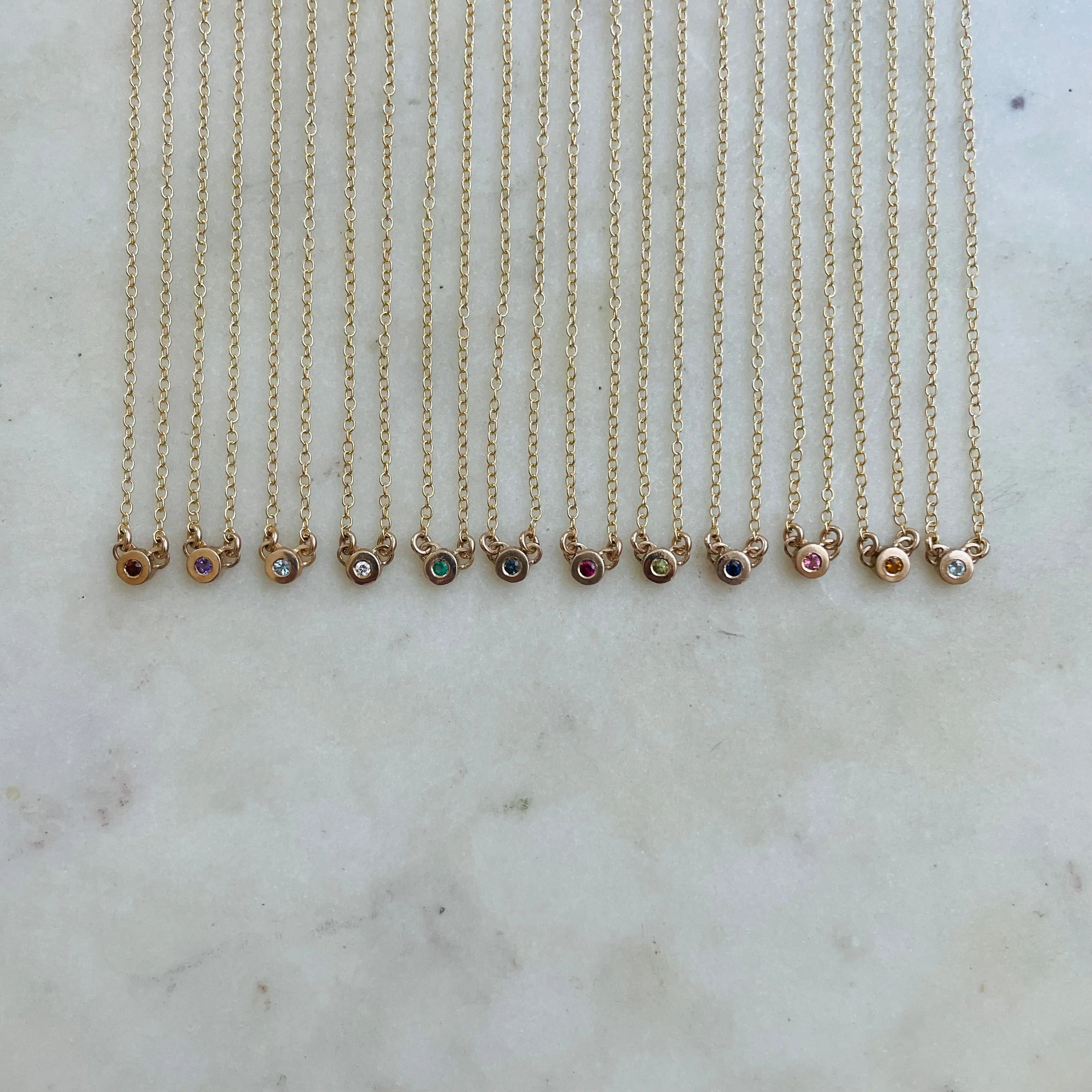 ARCHIVE — GRACE BAR NECKLACE + BIRTHSTONE