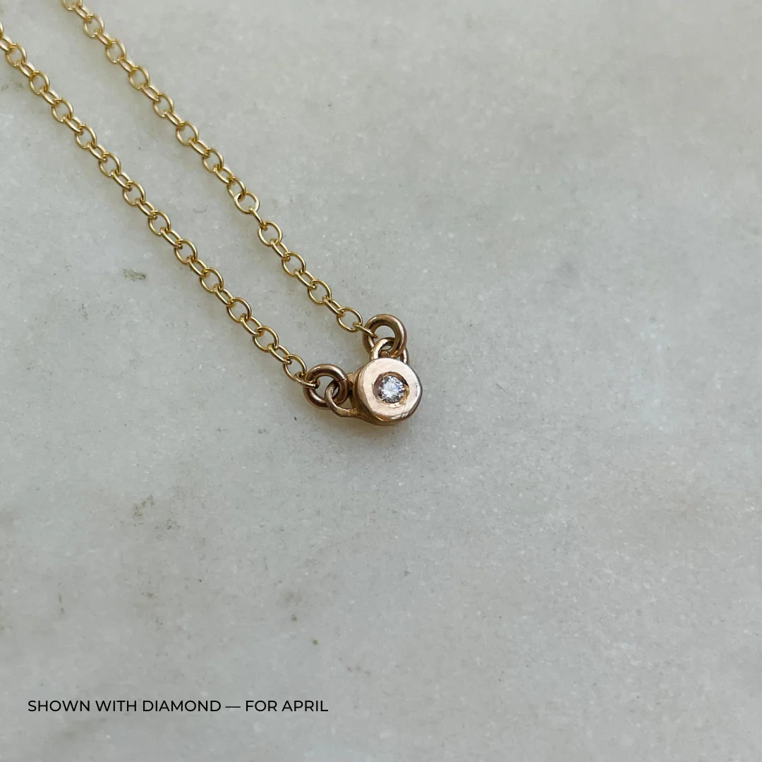 ARCHIVE — GRACE BAR NECKLACE + BIRTHSTONE - Image 15