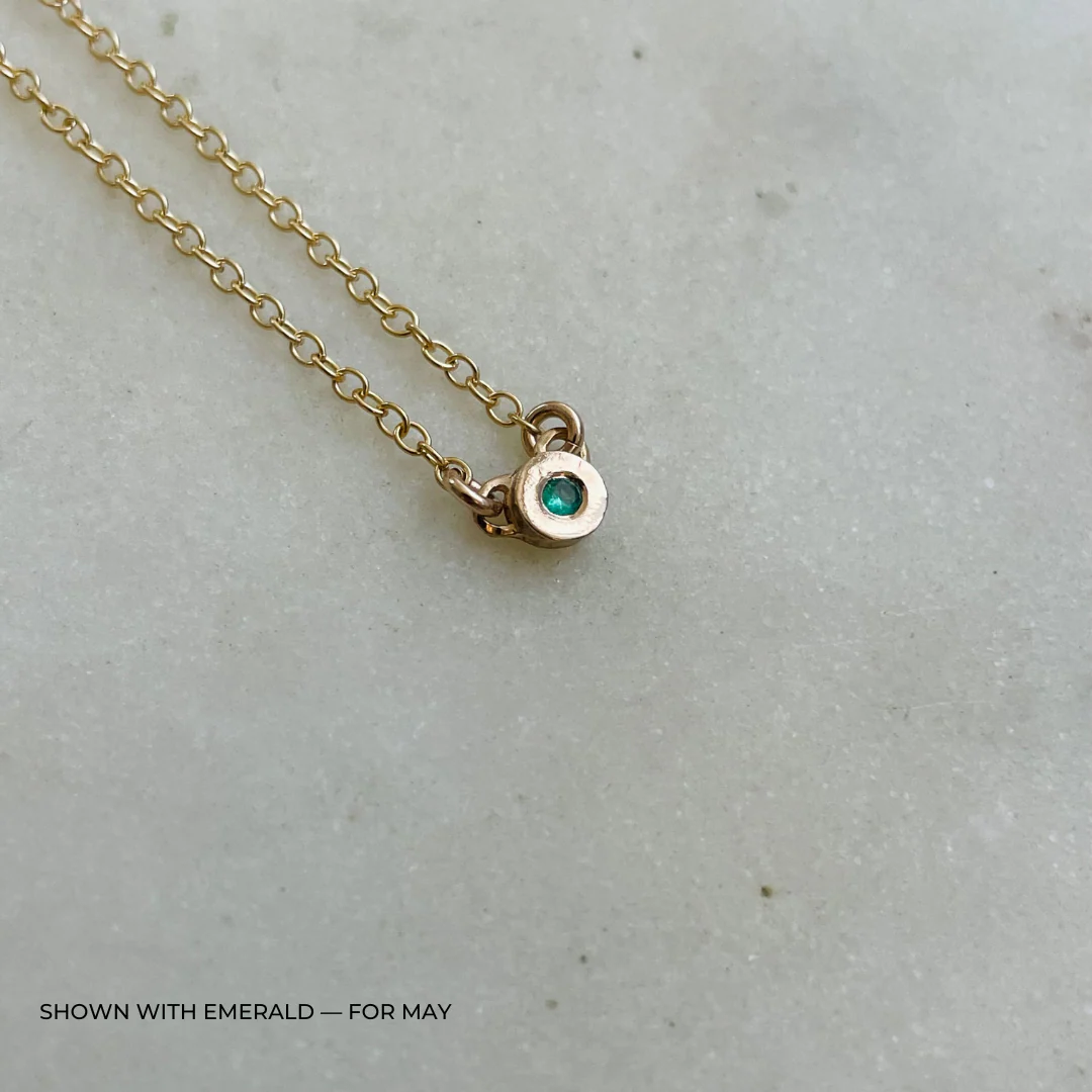 ARCHIVE — GRACE BAR NECKLACE + BIRTHSTONE - Image 18