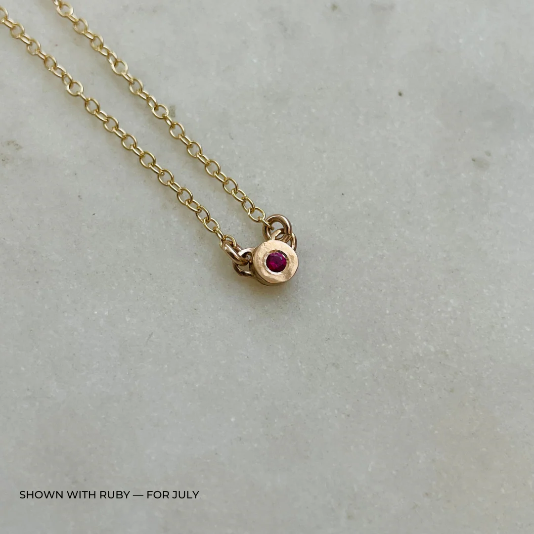 ARCHIVE — GRACE BAR NECKLACE + BIRTHSTONE - Image 24