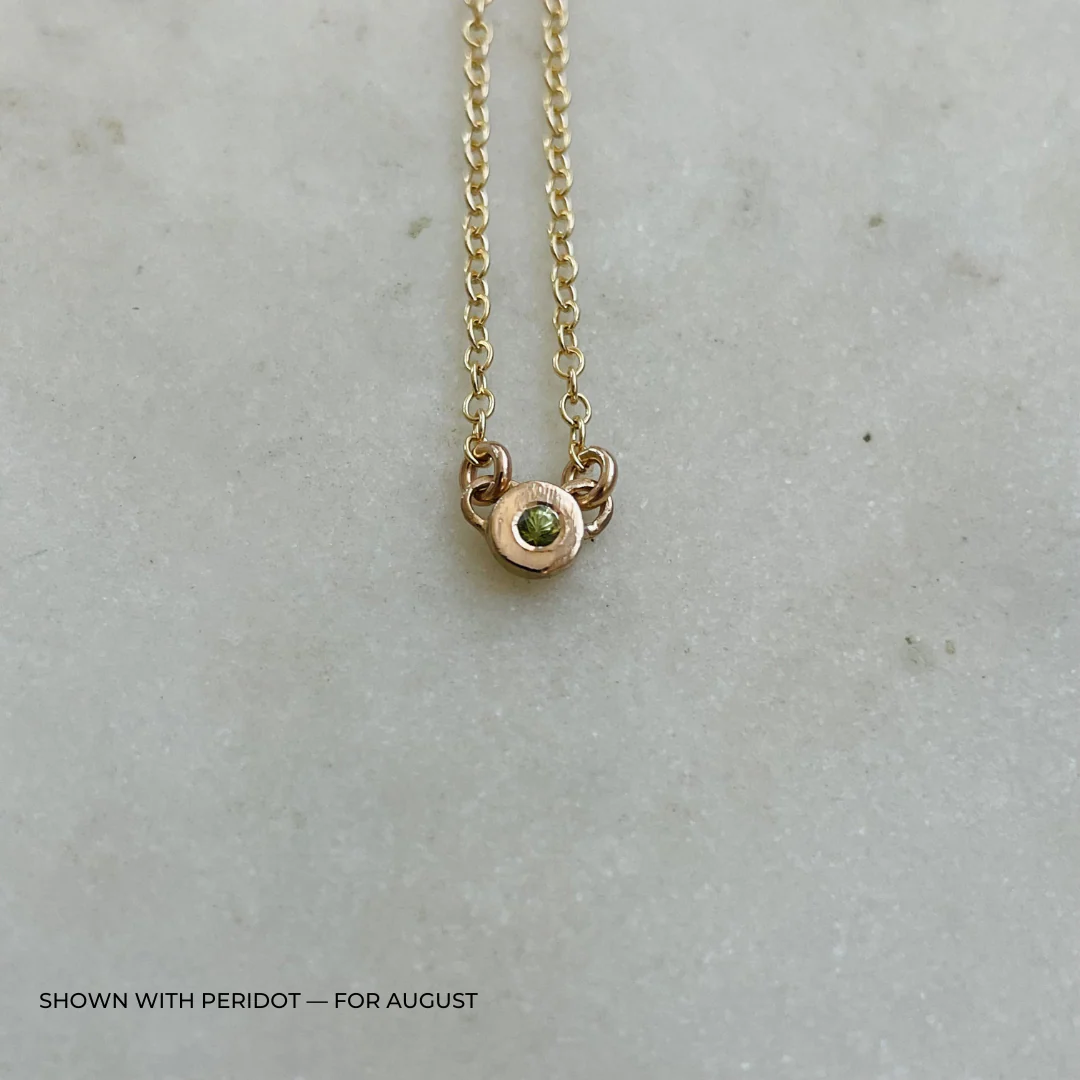 ARCHIVE — GRACE BAR NECKLACE + BIRTHSTONE - Image 26
