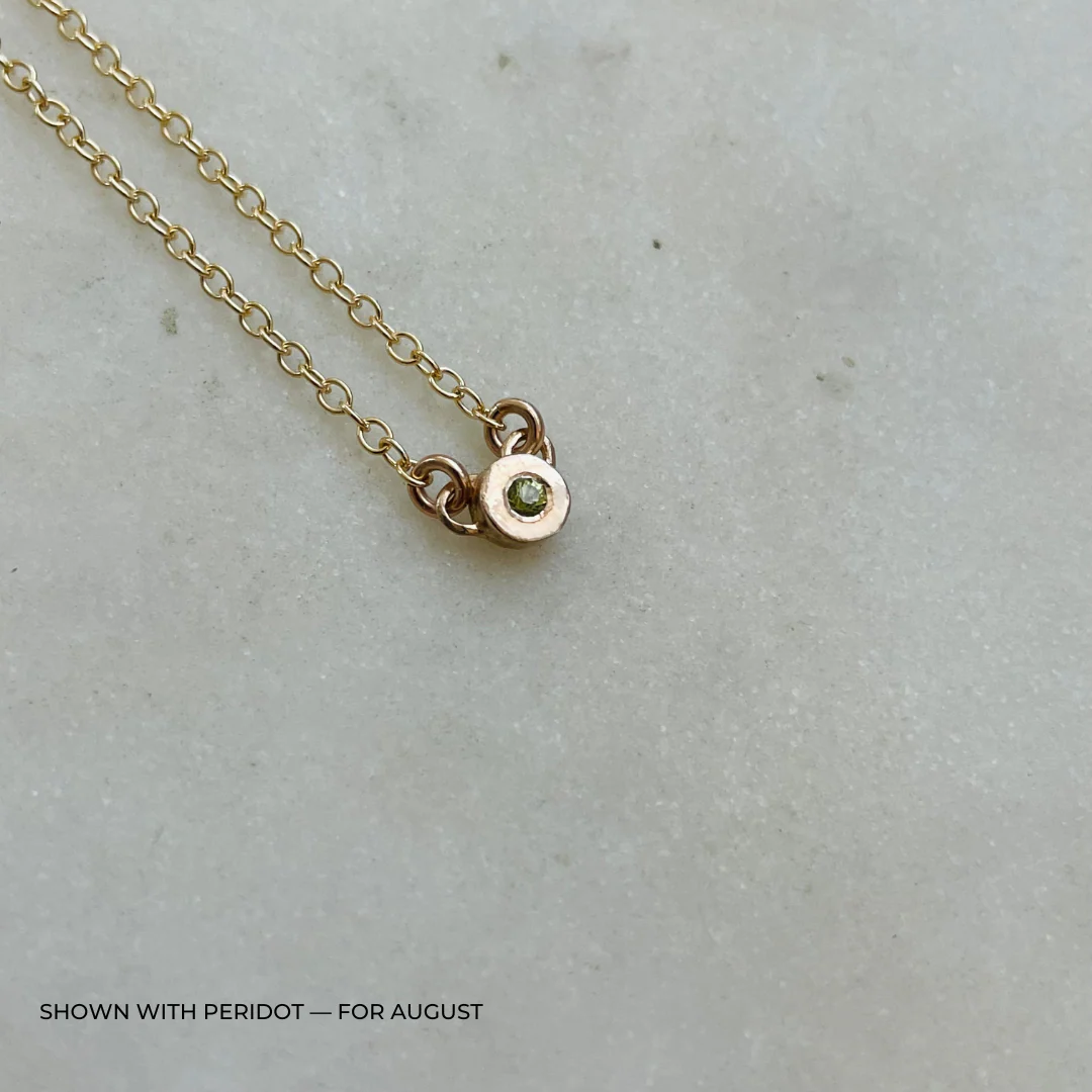 ARCHIVE — GRACE BAR NECKLACE + BIRTHSTONE - Image 27