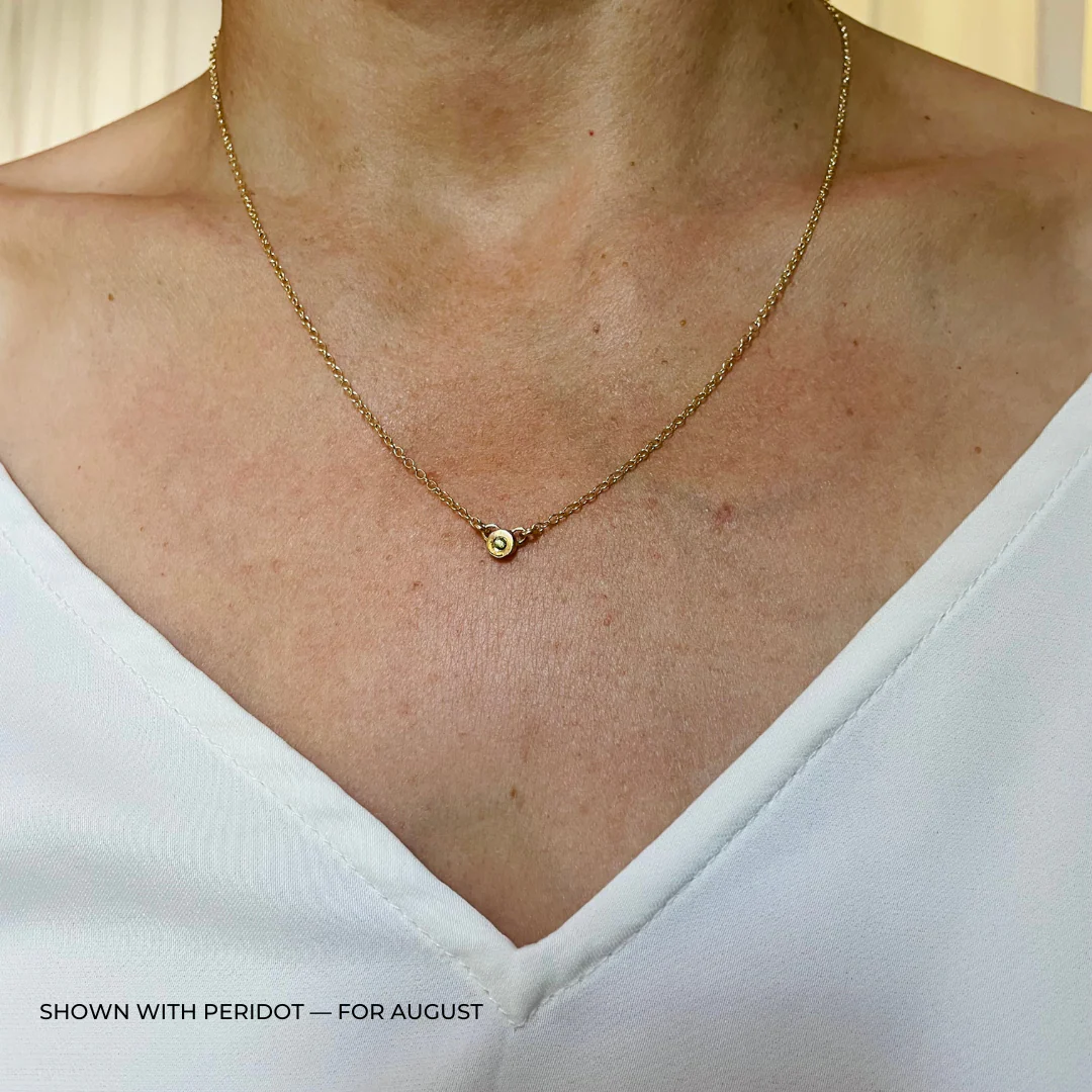 ARCHIVE — GRACE BAR NECKLACE + BIRTHSTONE - Image 28
