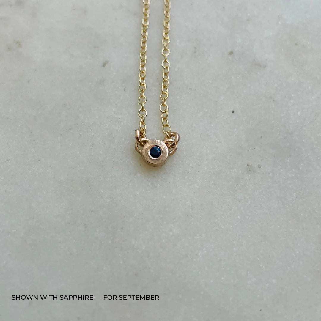 ARCHIVE — GRACE BAR NECKLACE + BIRTHSTONE - Image 29