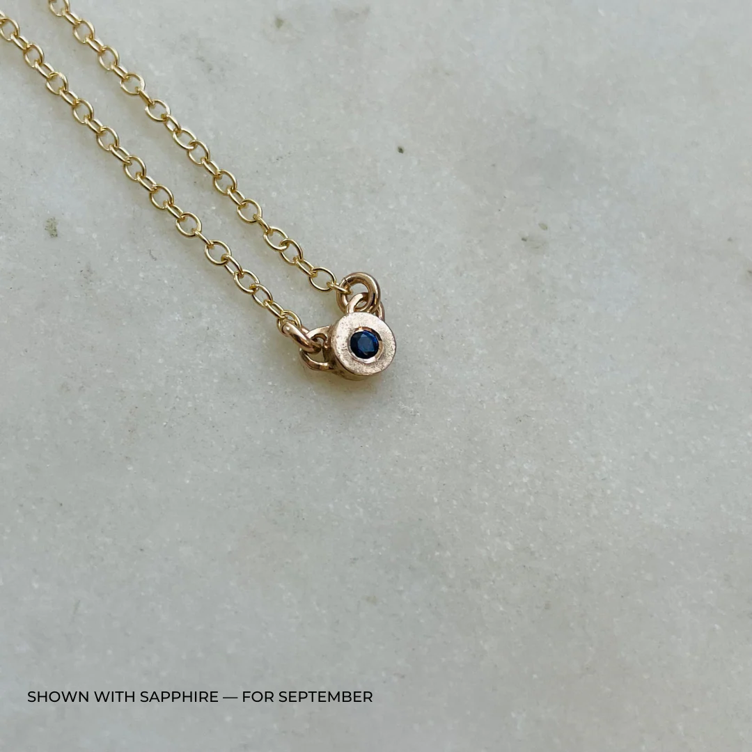 ARCHIVE — GRACE BAR NECKLACE + BIRTHSTONE - Image 30