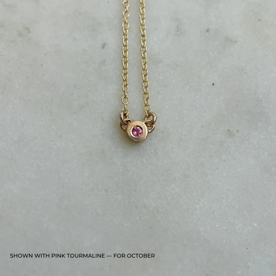 ARCHIVE — GRACE BAR NECKLACE + BIRTHSTONE - Image 32