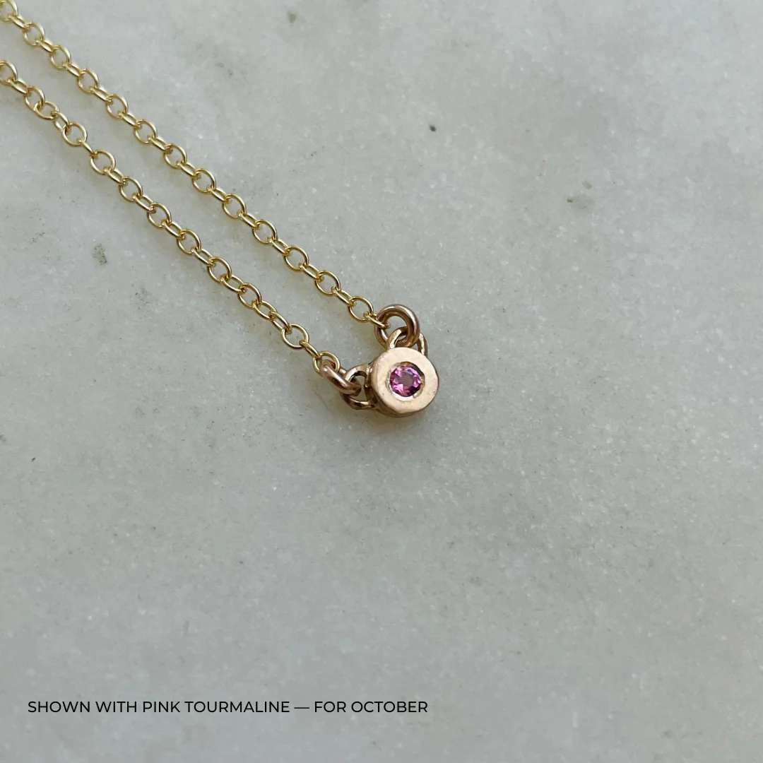 ARCHIVE — GRACE BAR NECKLACE + BIRTHSTONE - Image 33