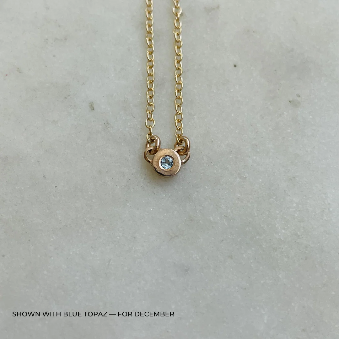 ARCHIVE — GRACE BAR NECKLACE + BIRTHSTONE - Image 38