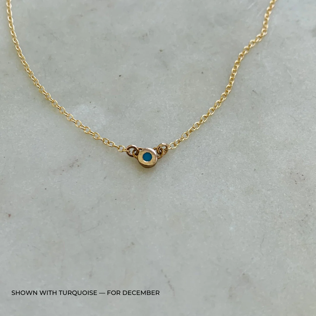 ARCHIVE — GRACE BAR NECKLACE + BIRTHSTONE - Image 41