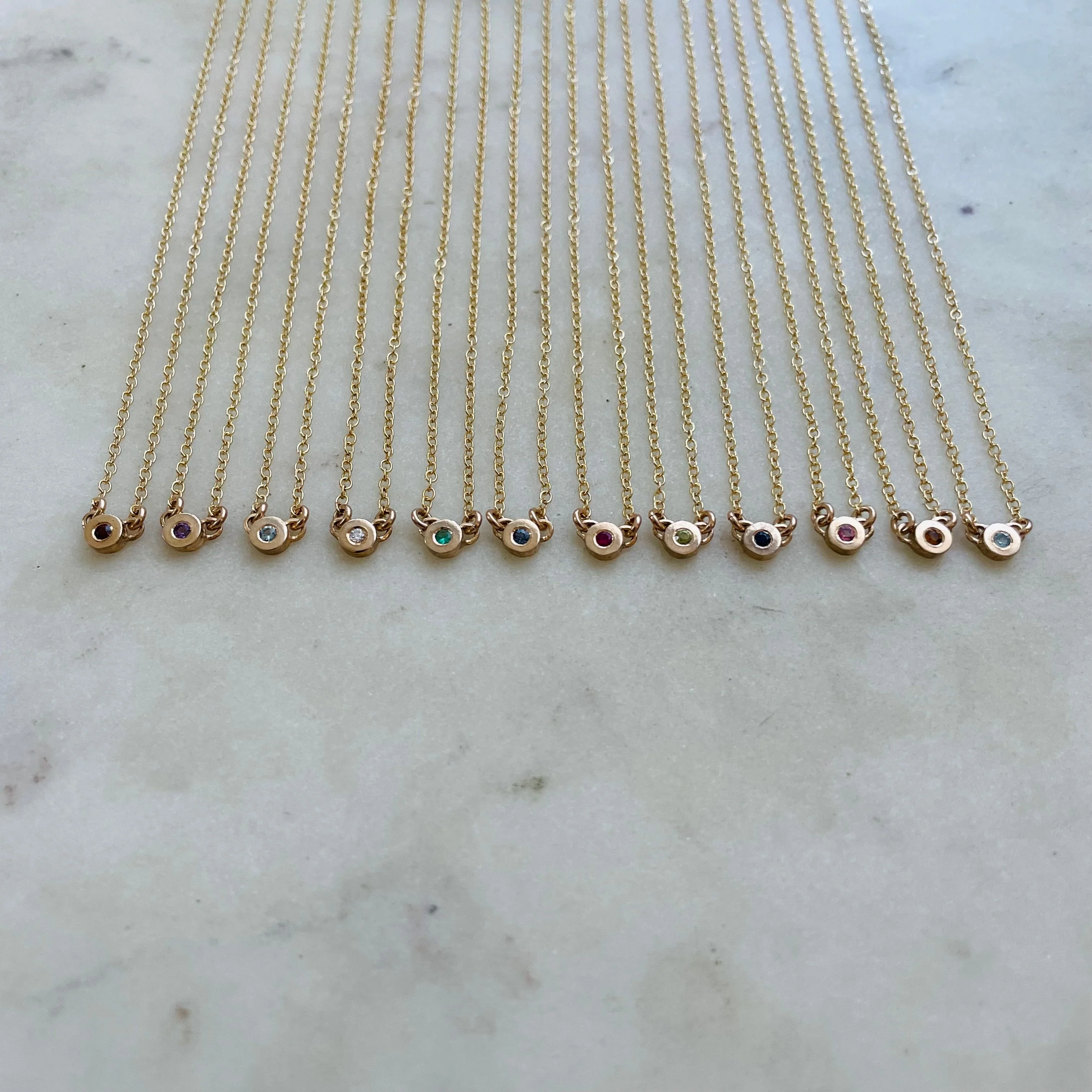ARCHIVE — GRACE BAR NECKLACE + BIRTHSTONE - Image 46