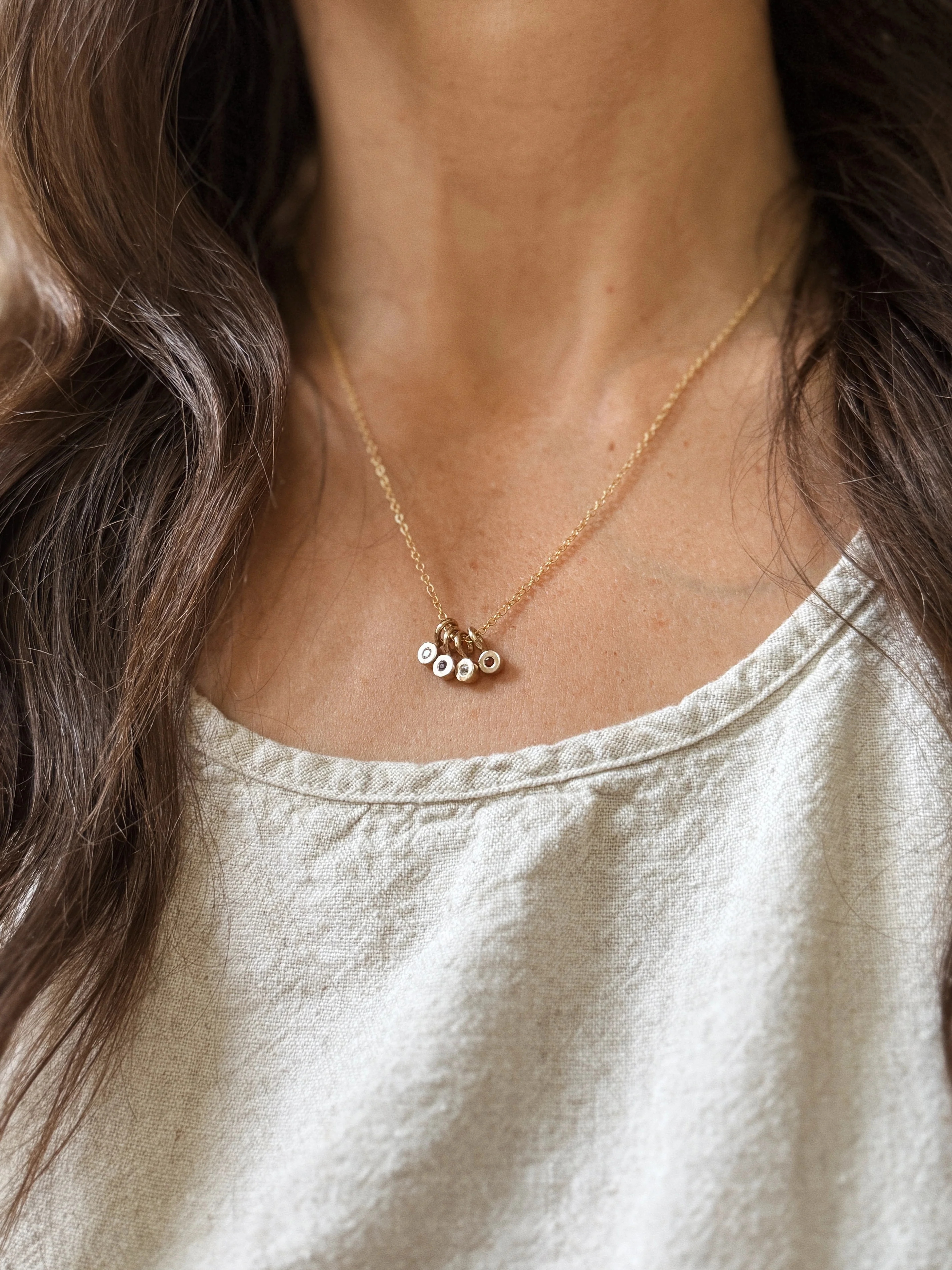 GRACE PENDANT + BIRTHSTONE - Image 2