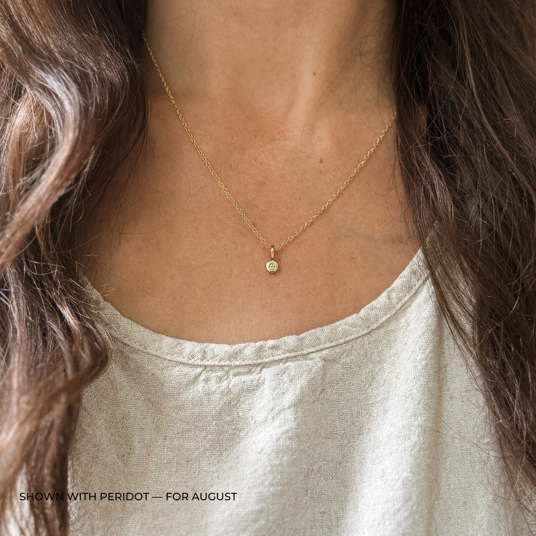 GRACE PENDANT + BIRTHSTONE - Image 20