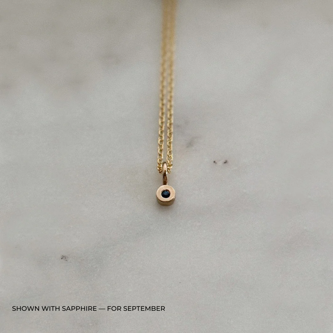 GRACE PENDANT + BIRTHSTONE - Image 21