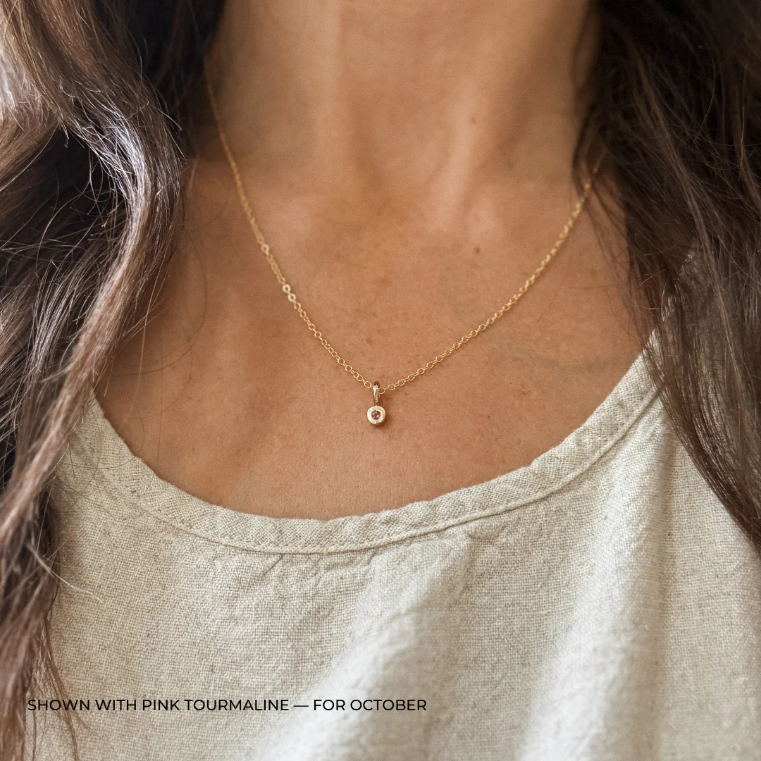 GRACE PENDANT + BIRTHSTONE - Image 24