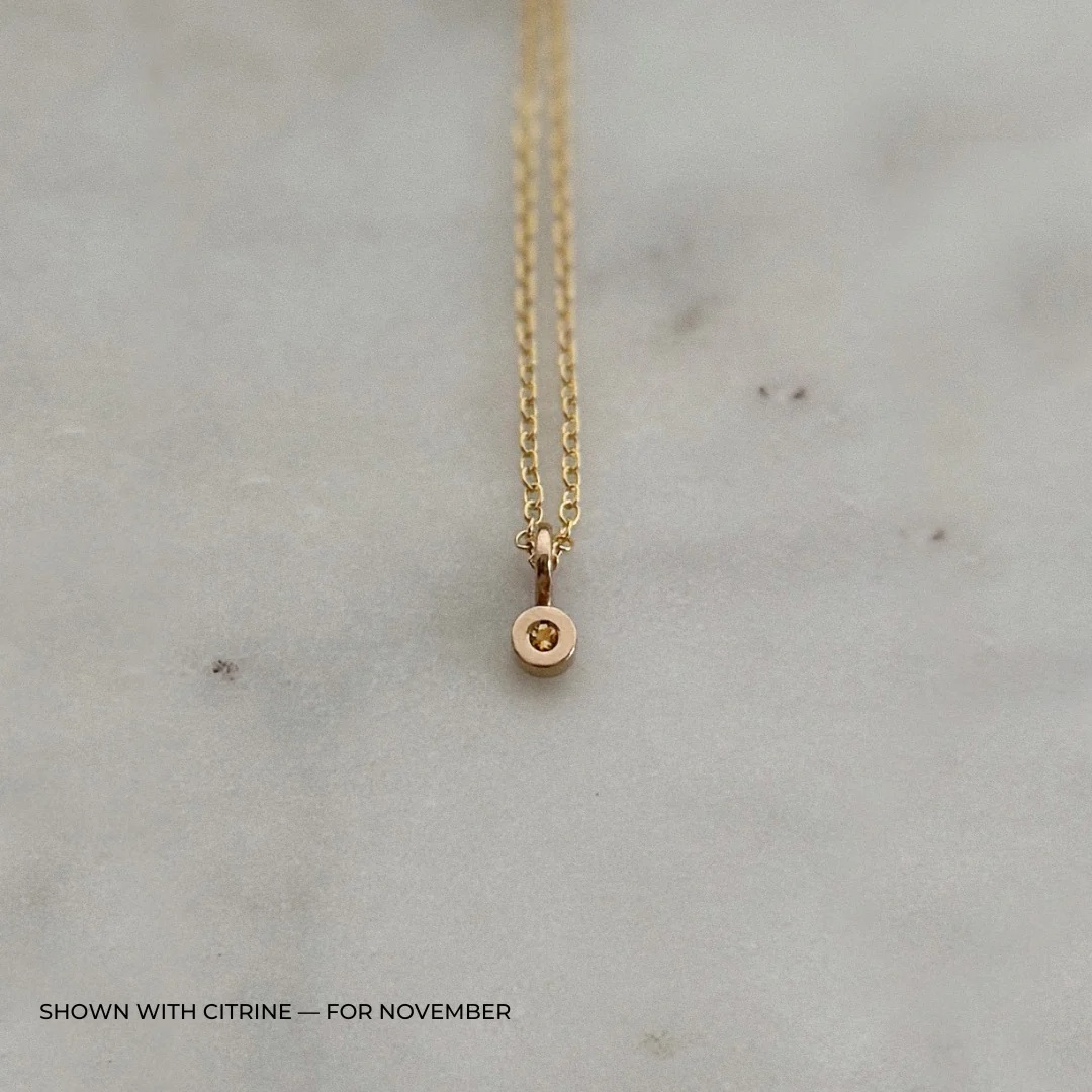 GRACE PENDANT + BIRTHSTONE - Image 25