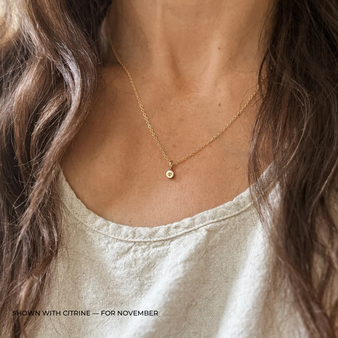 GRACE PENDANT + BIRTHSTONE - Image 26