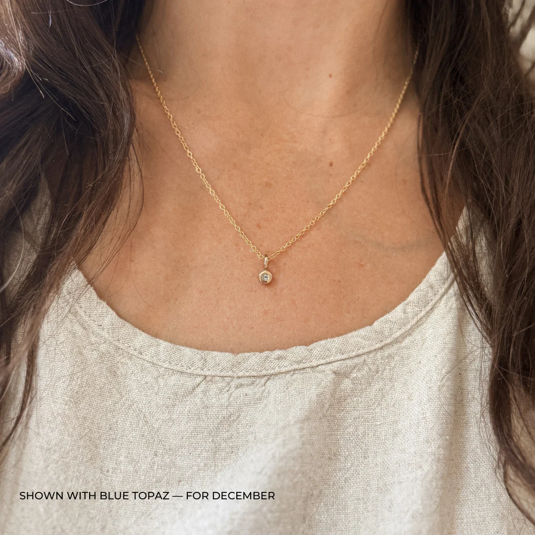 GRACE PENDANT + BIRTHSTONE - Image 28