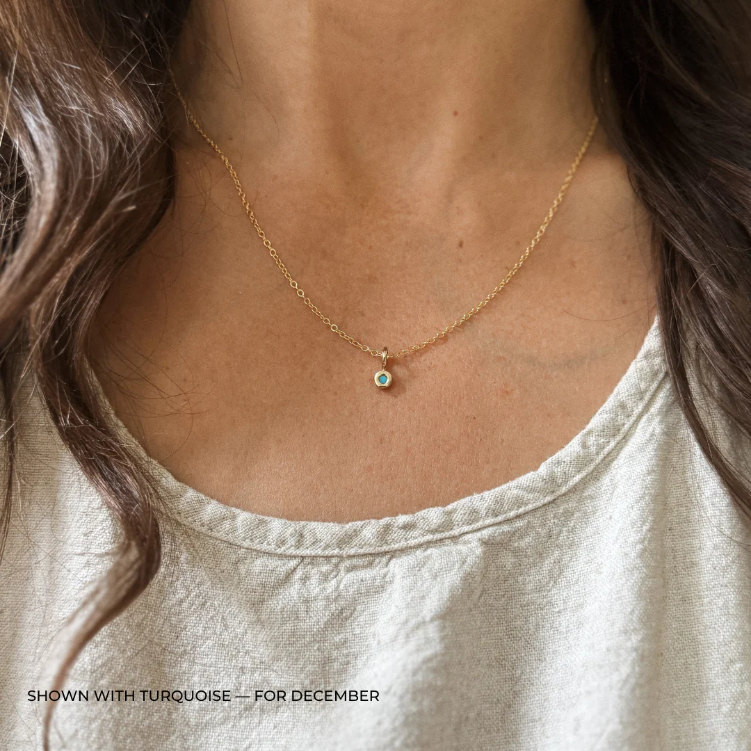 GRACE PENDANT + BIRTHSTONE - Image 30