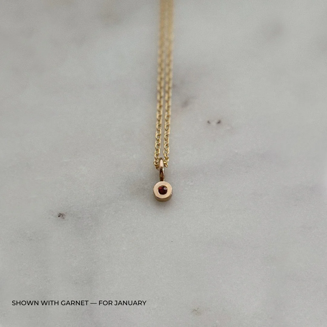 GRACE PENDANT + BIRTHSTONE - Image 5