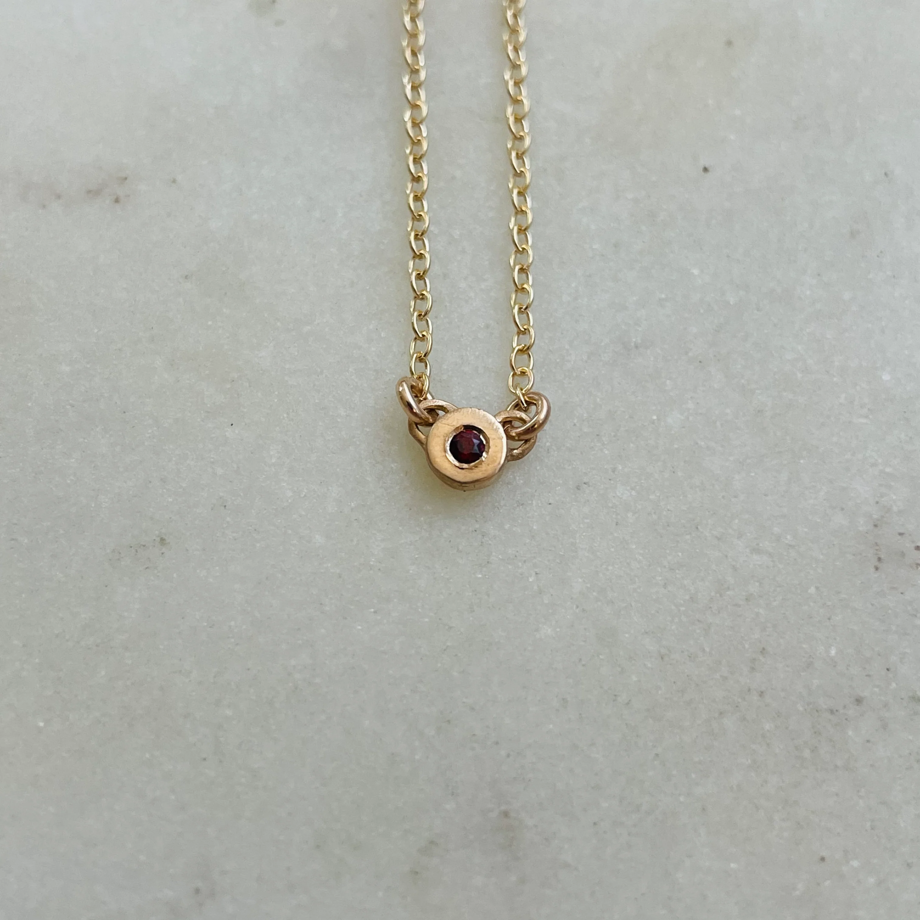 ARCHIVE — BIRTHSTONE GRACE BAR PENDANT ONLY - Image 2