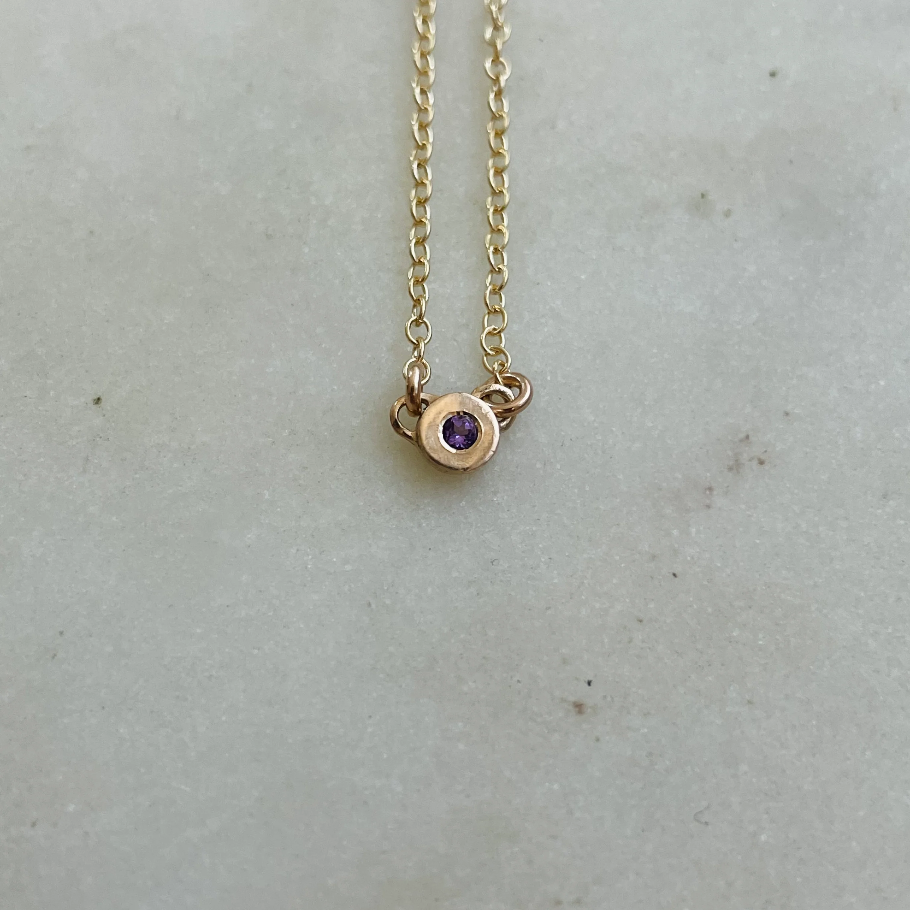ARCHIVE — BIRTHSTONE GRACE BAR PENDANT ONLY - Image 3