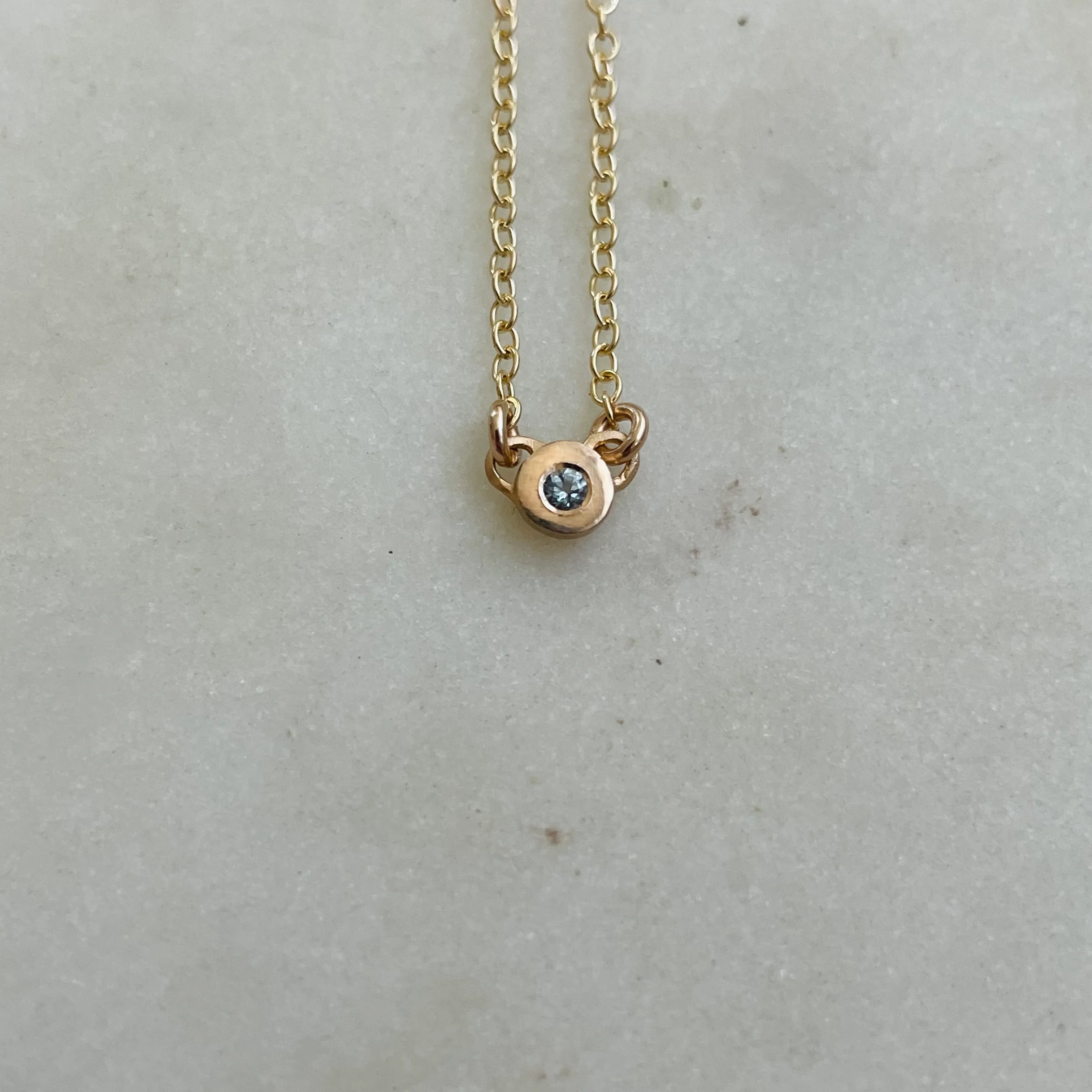 ARCHIVE — BIRTHSTONE GRACE BAR PENDANT ONLY - Image 4