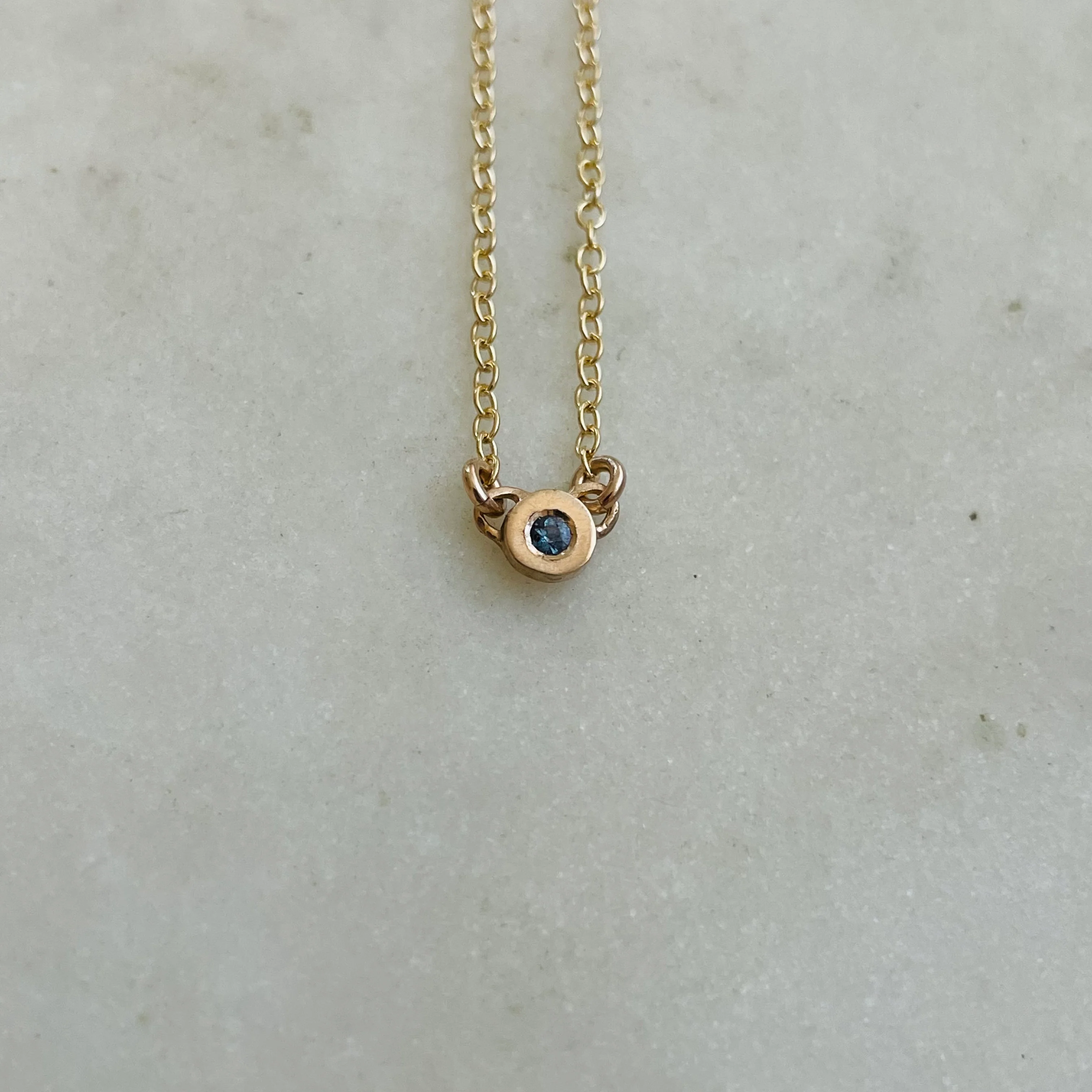 ARCHIVE — BIRTHSTONE GRACE BAR PENDANT ONLY - Image 7