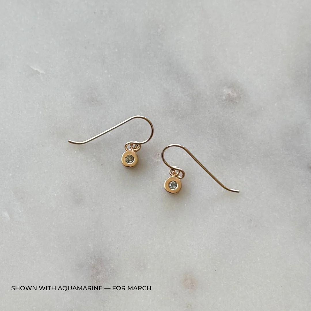 GRACE EARRINGS + BIRTHSTONE - Image 11