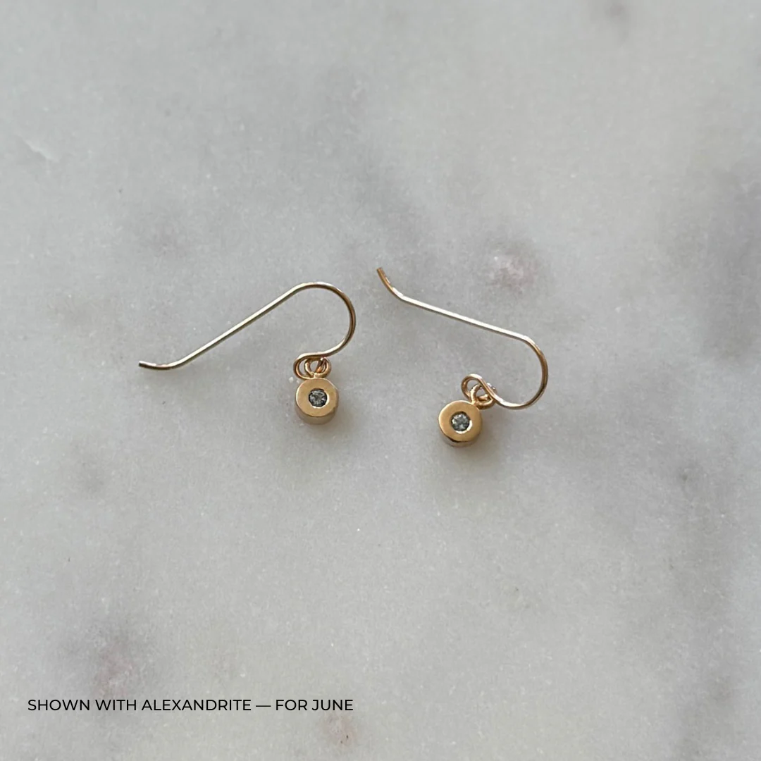 GRACE EARRINGS + BIRTHSTONE - Image 17