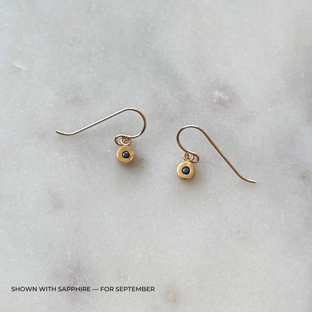 GRACE EARRINGS + BIRTHSTONE - Image 23