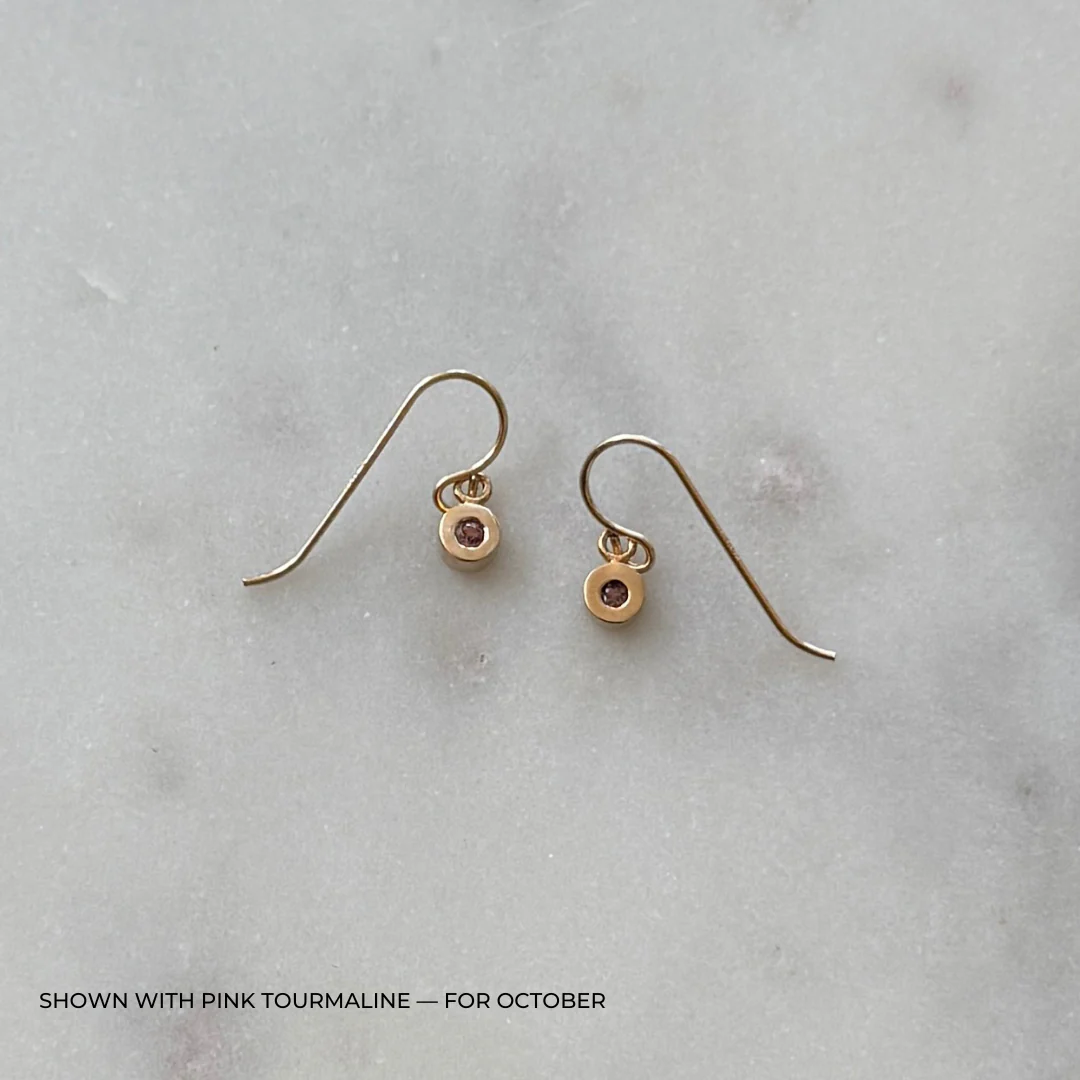 GRACE EARRINGS + BIRTHSTONE - Image 25