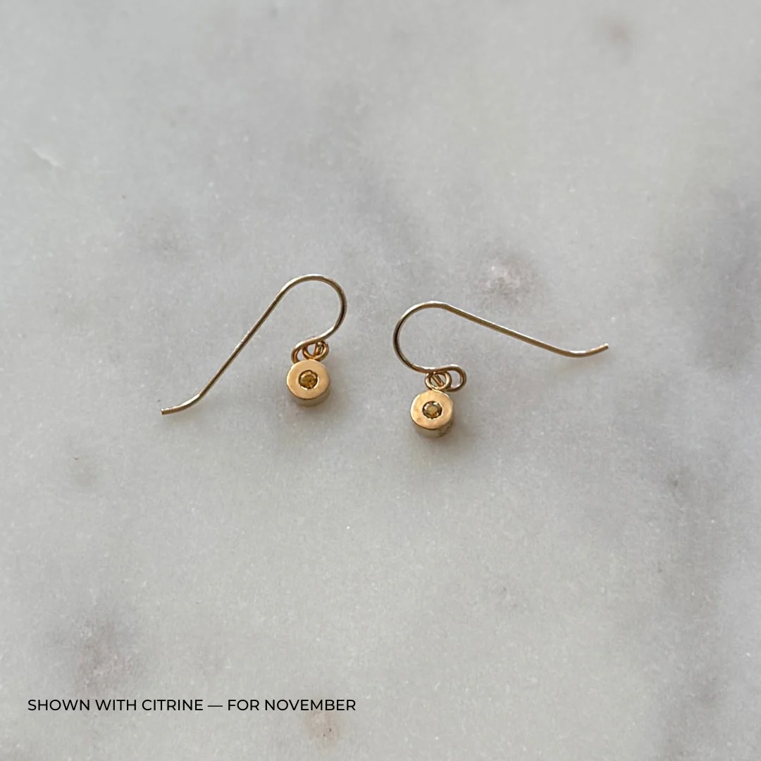 GRACE EARRINGS + BIRTHSTONE - Image 27