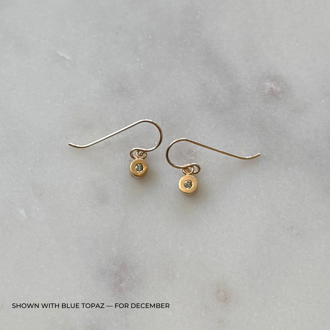 GRACE EARRINGS + BIRTHSTONE - Image 29